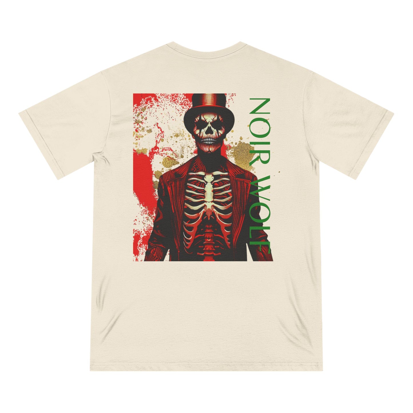 Unisex Organic Horror Graphic T-Shirt - 'Deadly Obedience' & 'Noir Wolf' Design