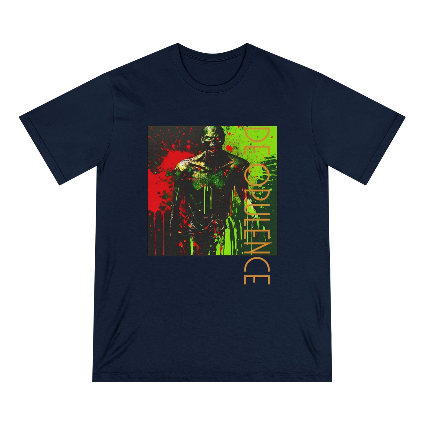 Unisex Organic Horror Graphic T-Shirt - 'Deadly Obedience' & 'Noir Wolf' Design