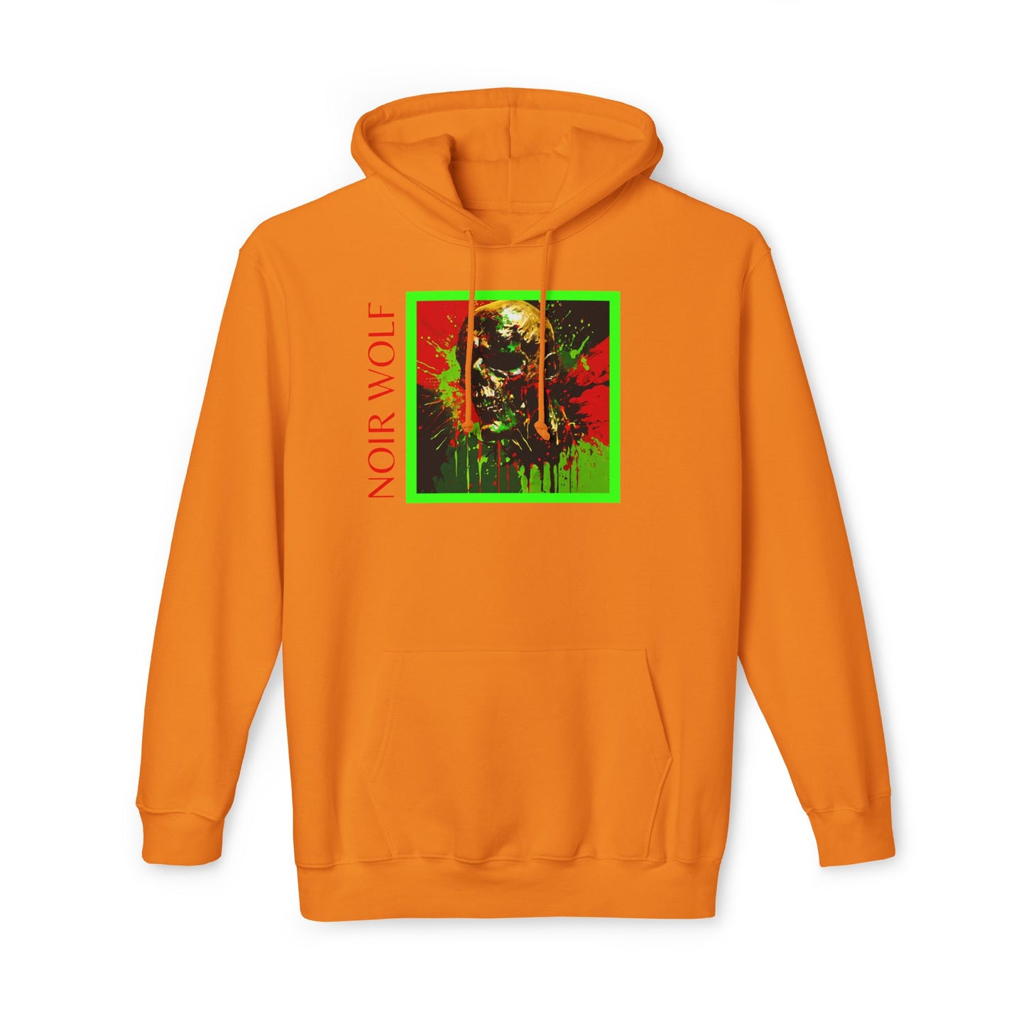 Vibrant Unisex Hooded Sweatshirt - Noir Wolf & De Opulence Designs