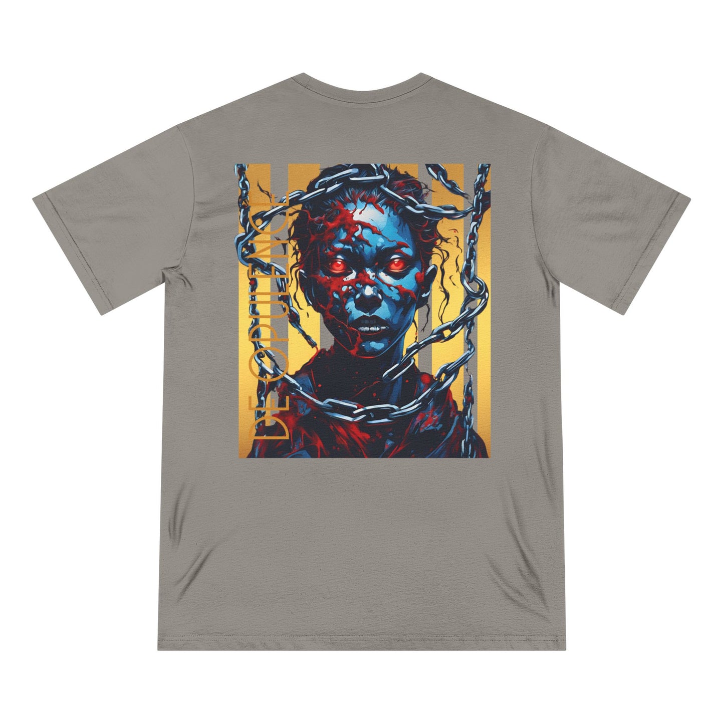 Noir Wolf Butterfly Organic T-Shirt - Artistic Graphic Tee for Nature Lovers