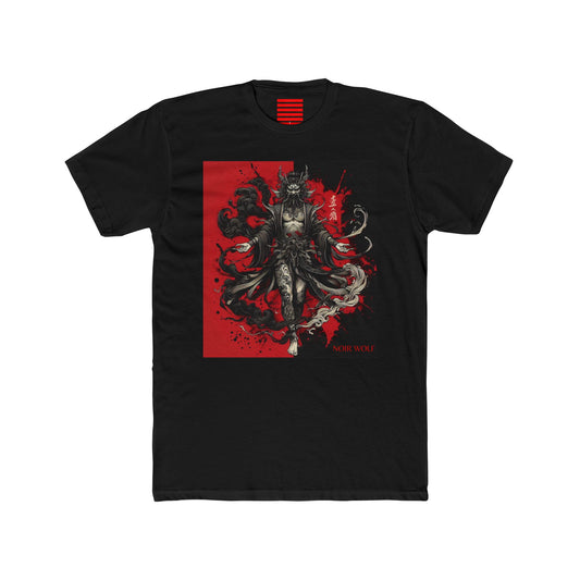 T-Shirt - De Opulence Regal Horrors Unisex Cotton Crew Tee Solid Black