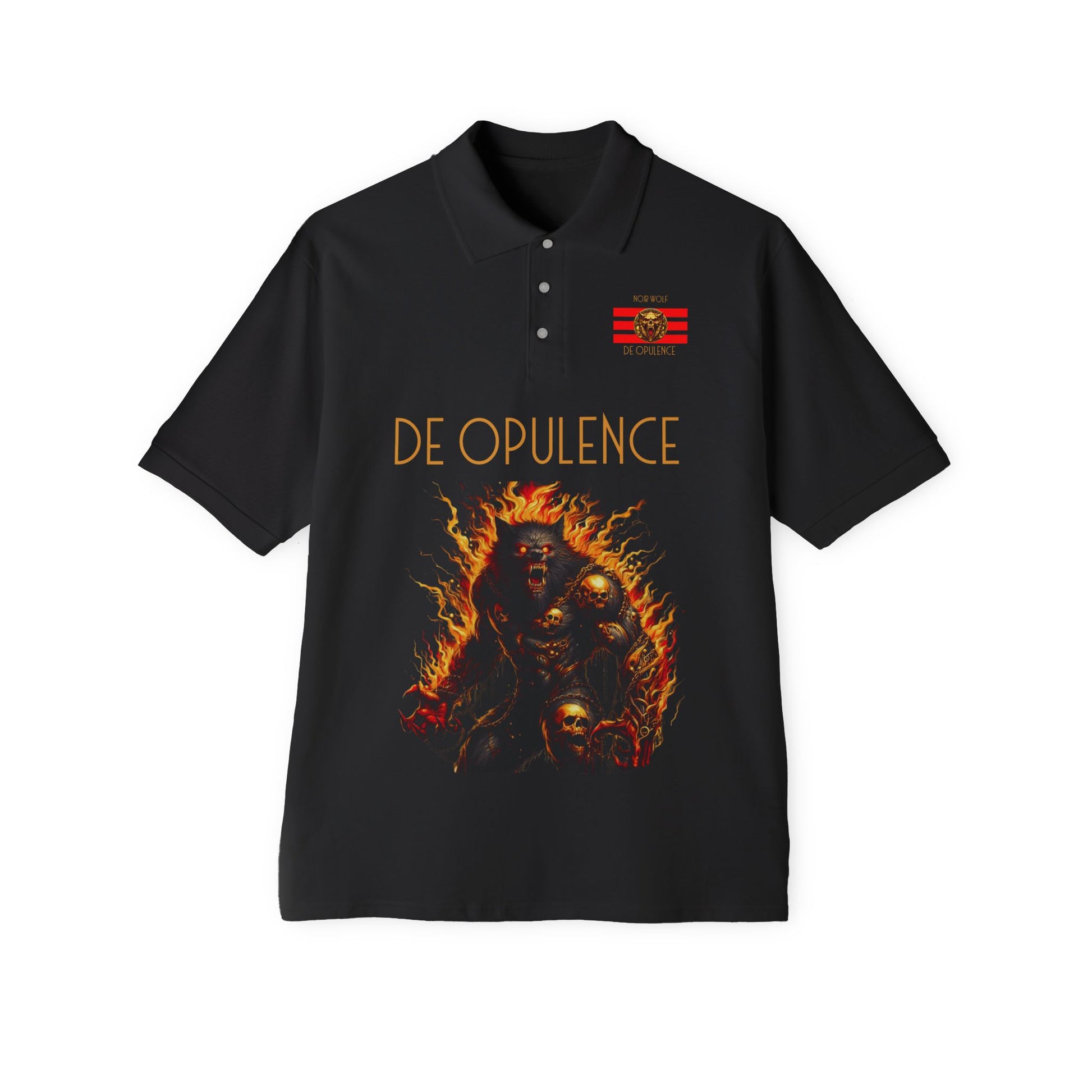 Men's Piqué Polo De Opulence Black