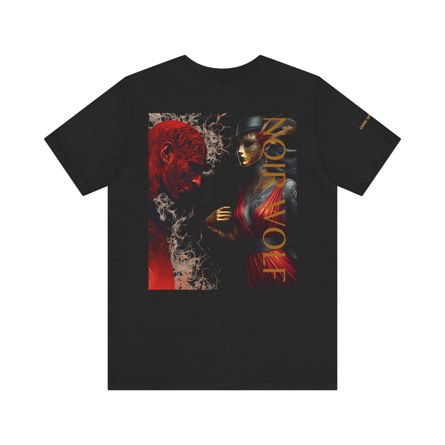 Unisex Jersey Short Sleeve Tee - De Opulence & Noir Vote Design