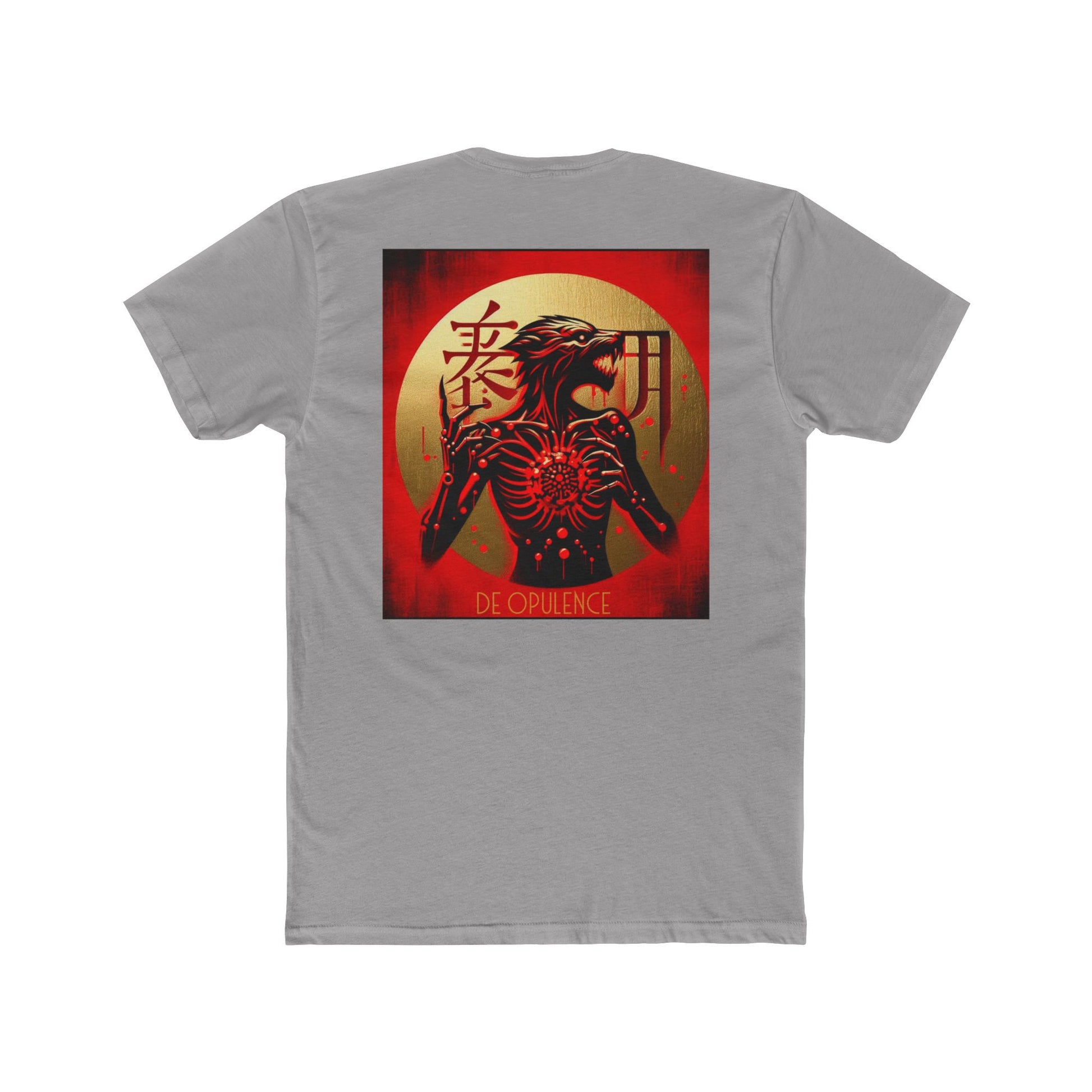Unisex Cotton Crew Tee De Opulence by Noir Wolf