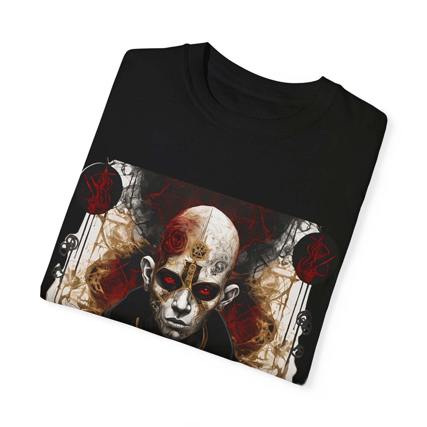 Unisex Garment-Dyed T-shirt  De Opluence by Noir Wolf
