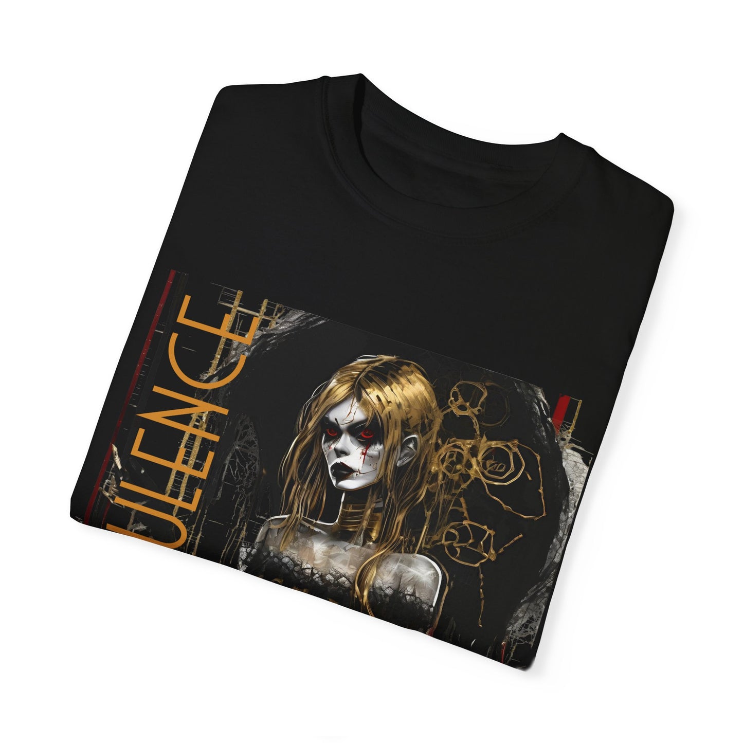 Unisex Garment-Dyed T-shirt De Opulence by Noir Wolf