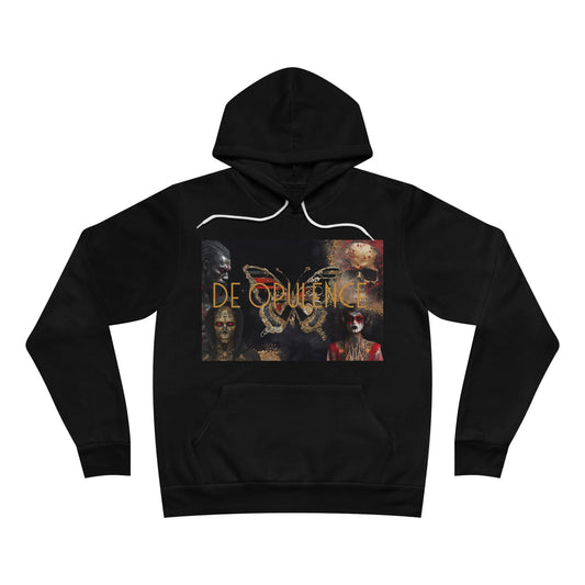 Unisex Sponge Fleece Pullover Hoodie  De Opulence by Noir Wolf