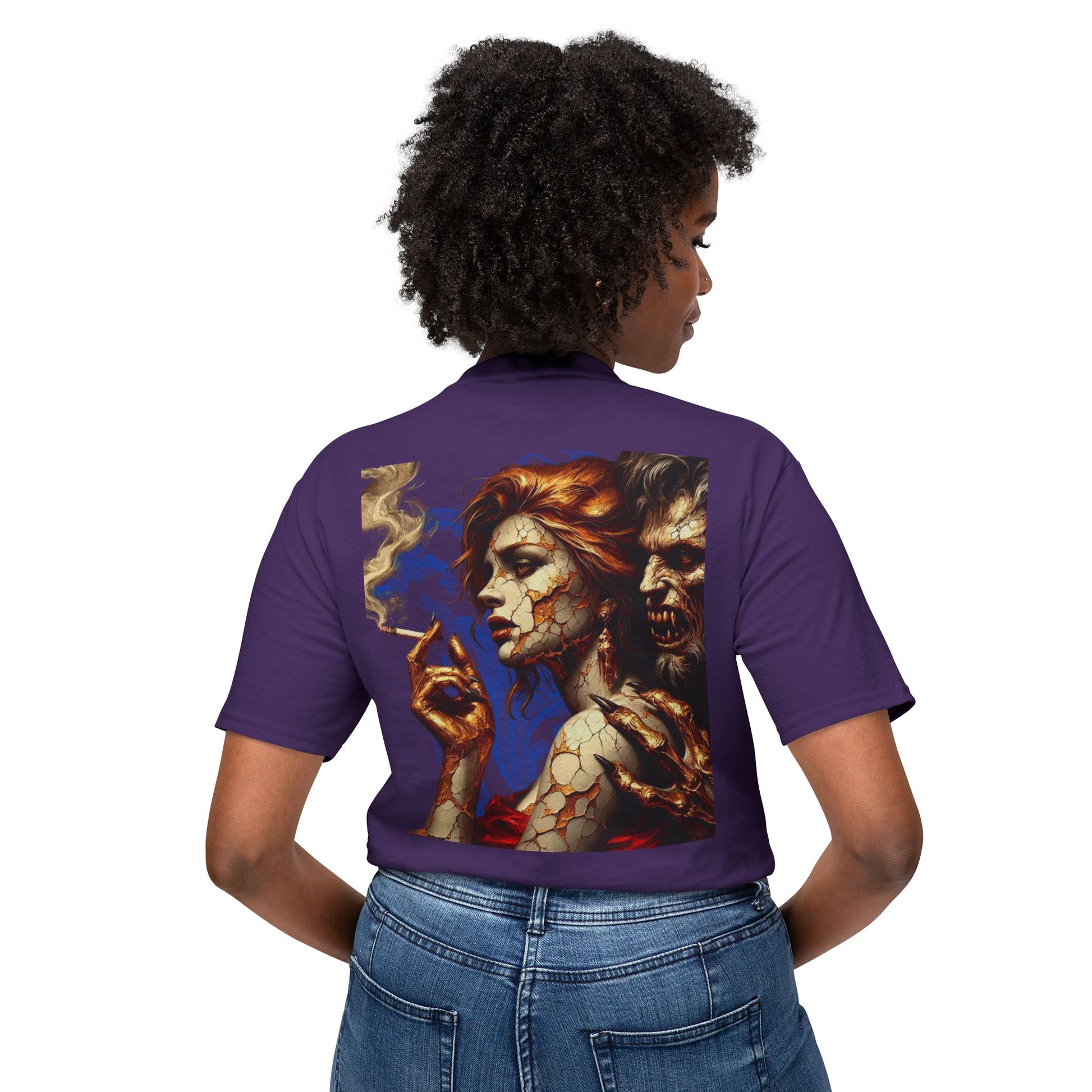 Unisex HD Cotton™ T-shirt De Opulence by Noir Wolf