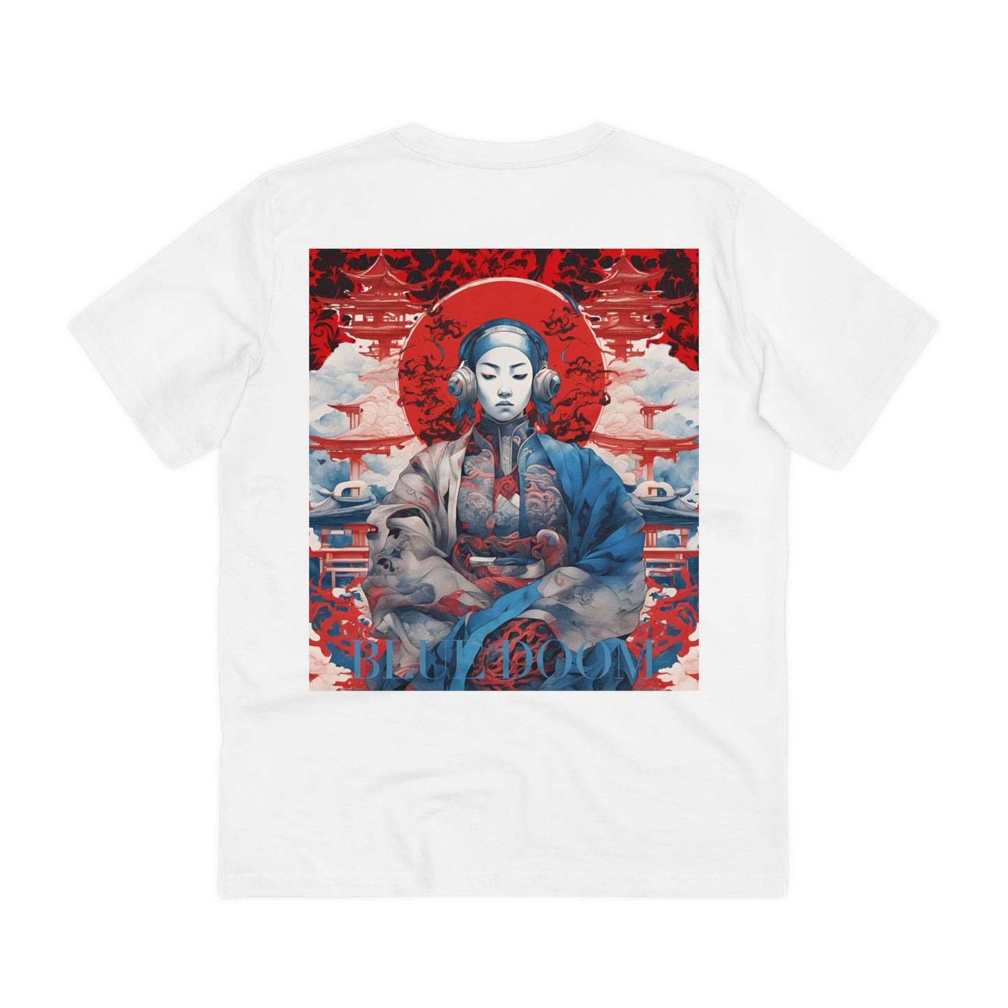Organic Creator T-shirt - Unisex Blue Doom by Noir Wolf