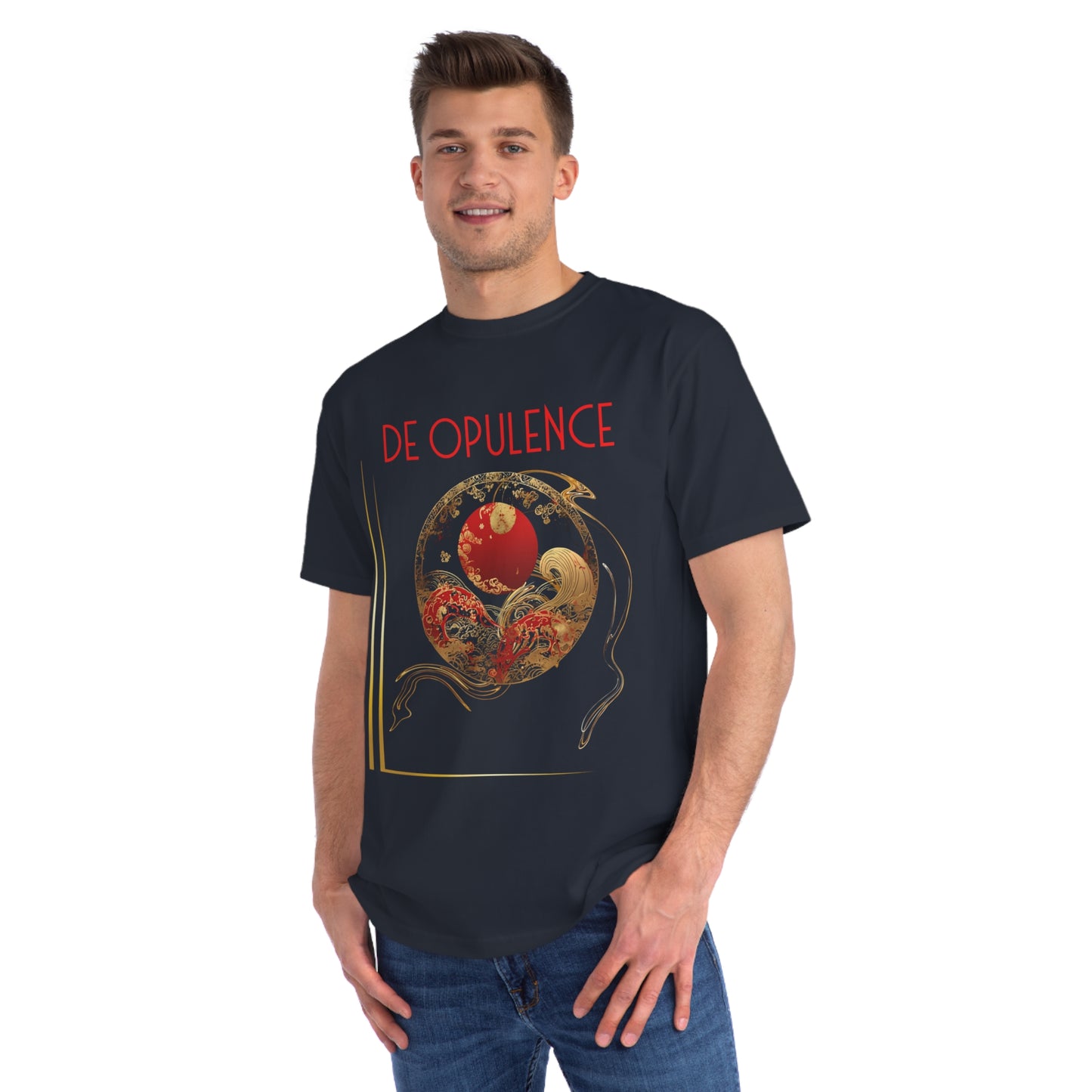 Organic Unisex Classic T-Shirt De Opulence by Noir Wolf