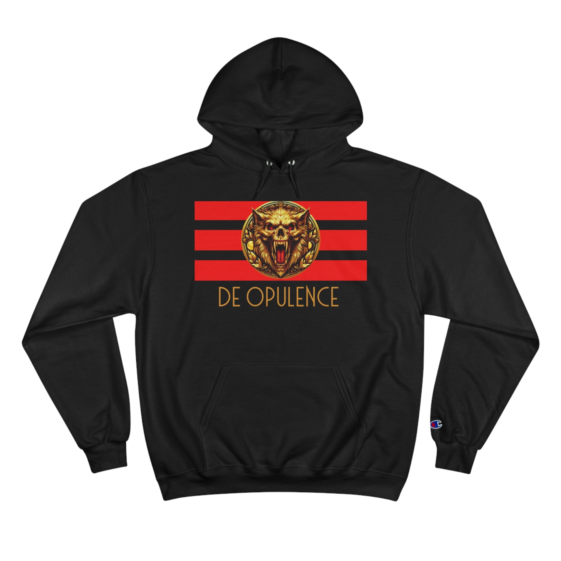 Champion Hoodie De Opulence by Noir Wolf Black