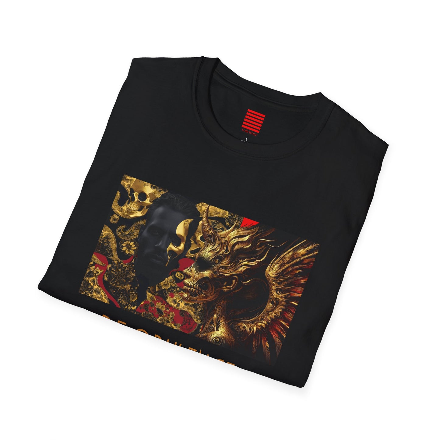 Artistic Unisex Softstyle T-Shirt, Graphic Tee, Unique Design, Trendy Apparel, Gift for Art Lovers, Casual Wear