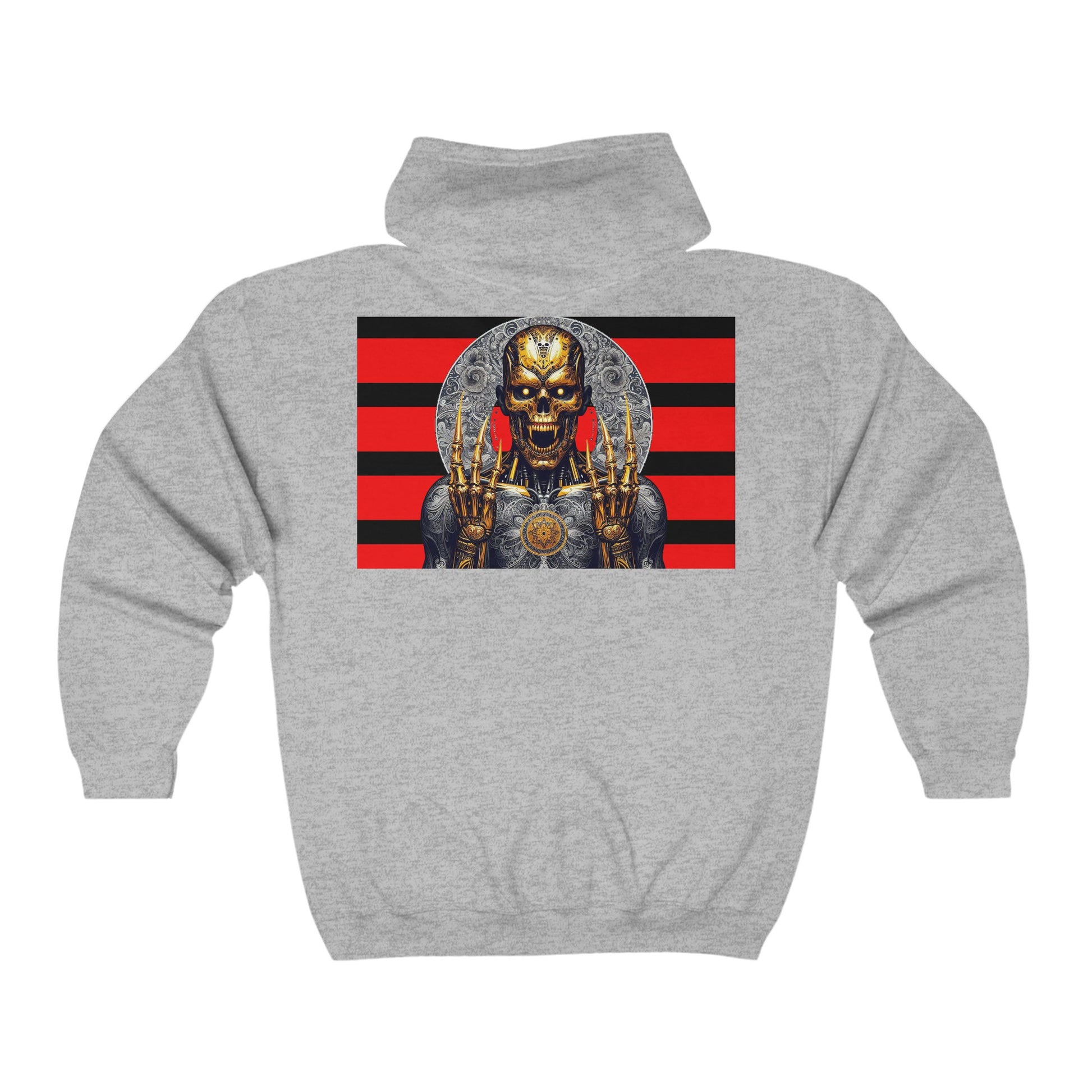 Unisex Heavy Blend™ Full Zip Hooded Sweatshirt De Opulence by Noir Wolf the style of grace