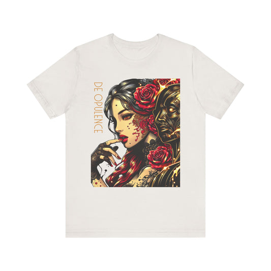 Unisex Jersey Short Sleeve Tee Vintage White