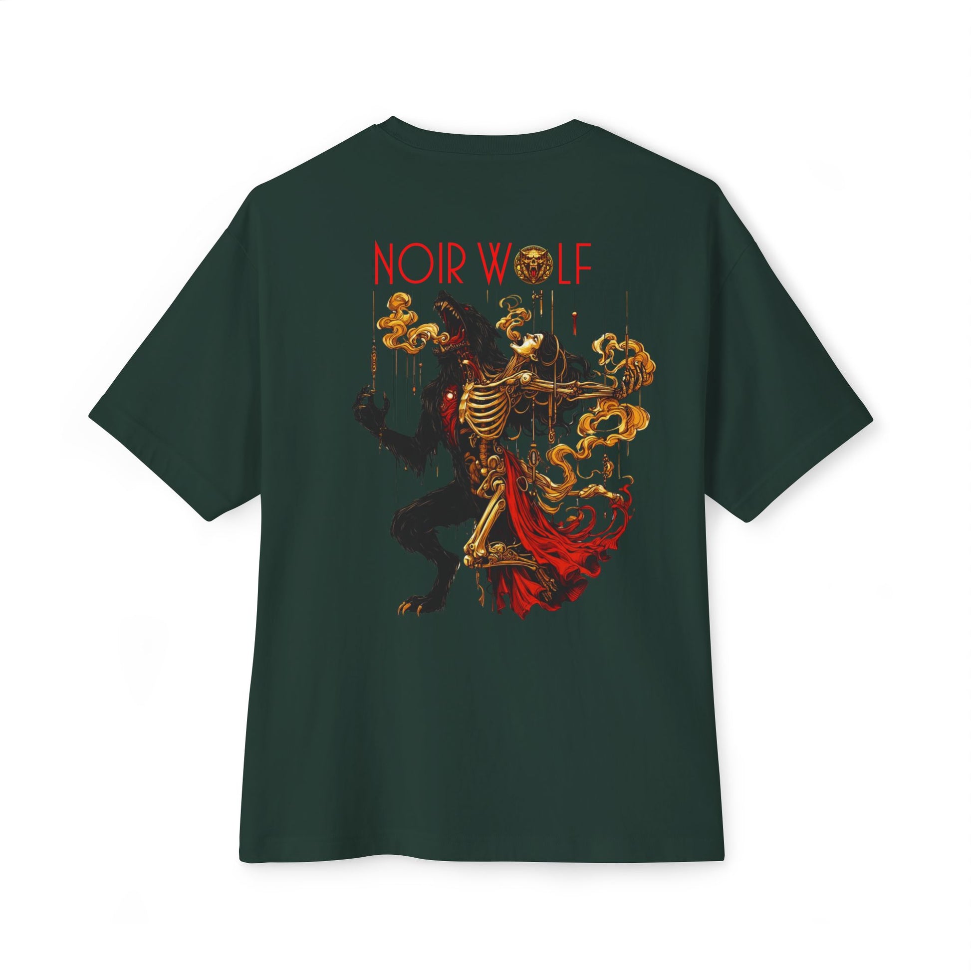 Unisex Oversized Boxy Tee De Opulence by Noir Wolf