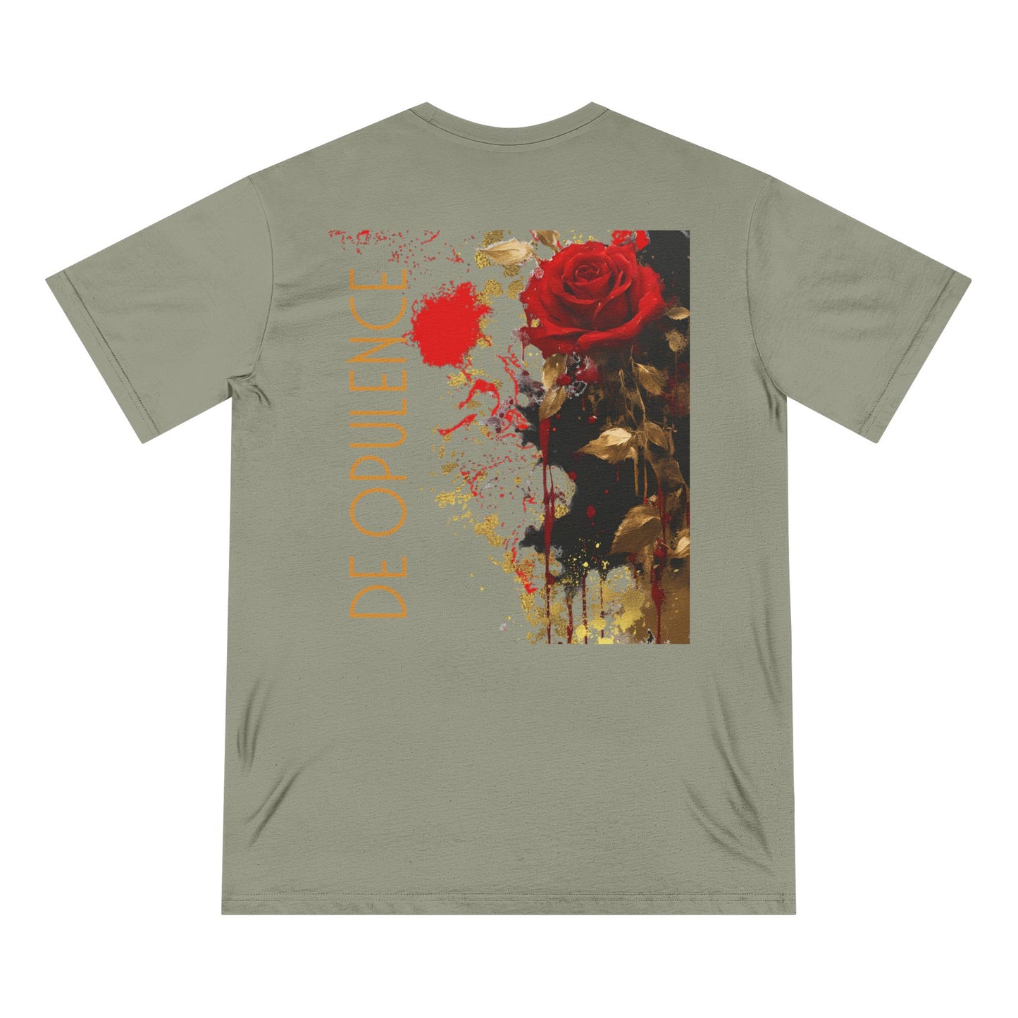 Dark Opulence Graphic Organic T-Shirt - Edgy Art Design for Unique Style