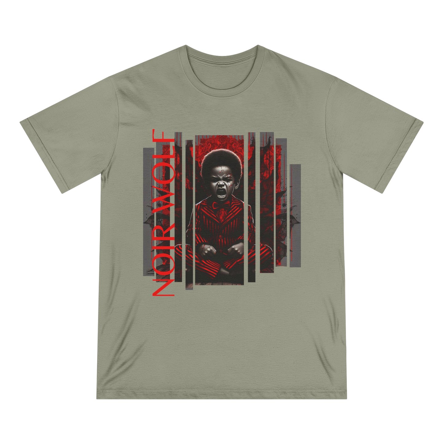 Organic Staple T-shirt little boy on the porch
