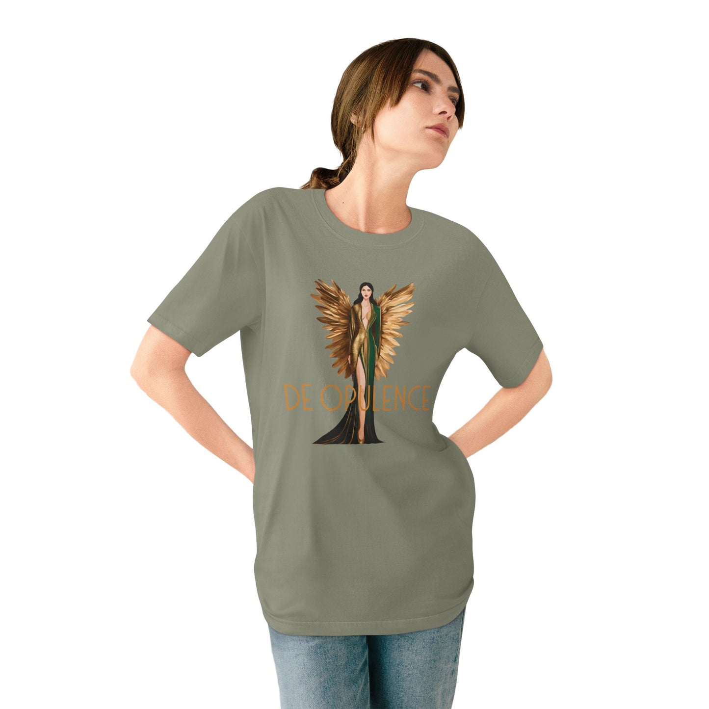 Luxury Angel Graphic T-Shirt - DE OPULENCE
