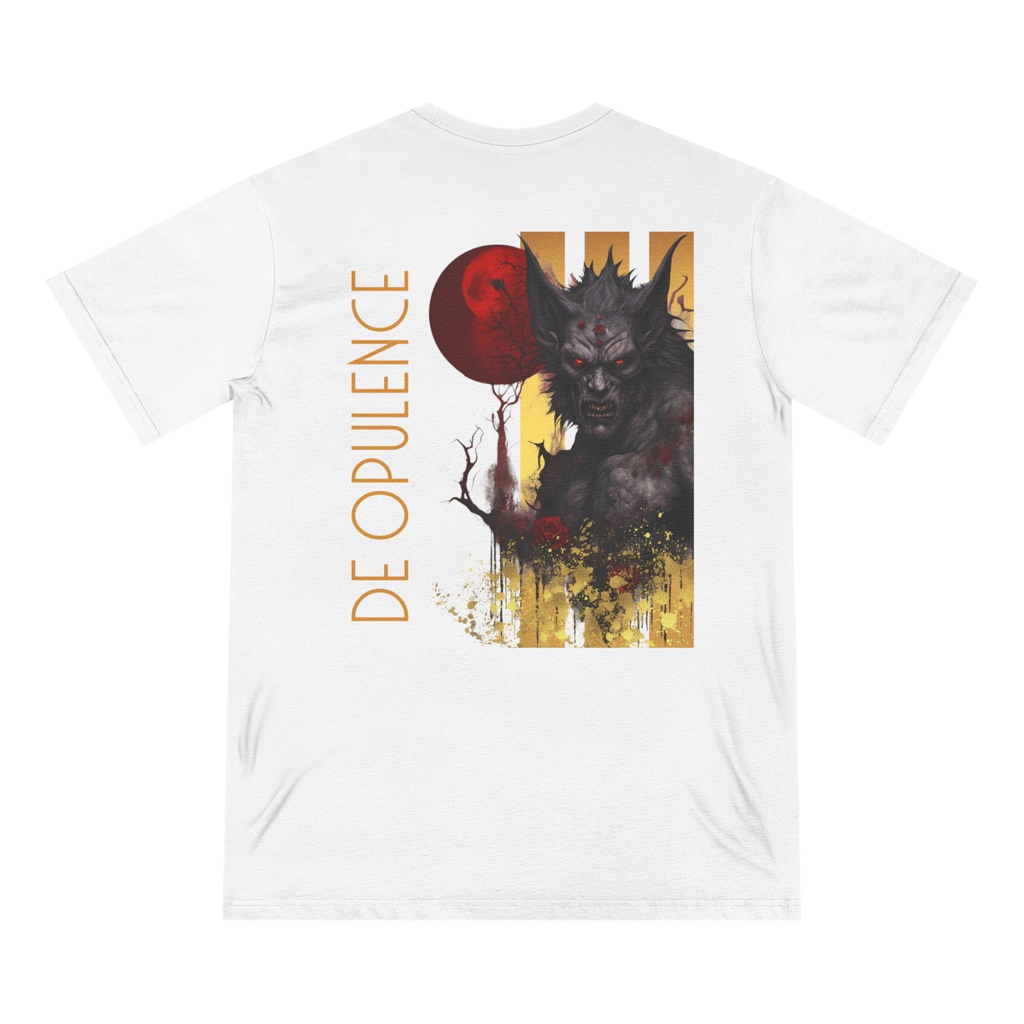 Dark Opulence Graphic Tee - Unisex Organic T-Shirt with Unique Monster Art