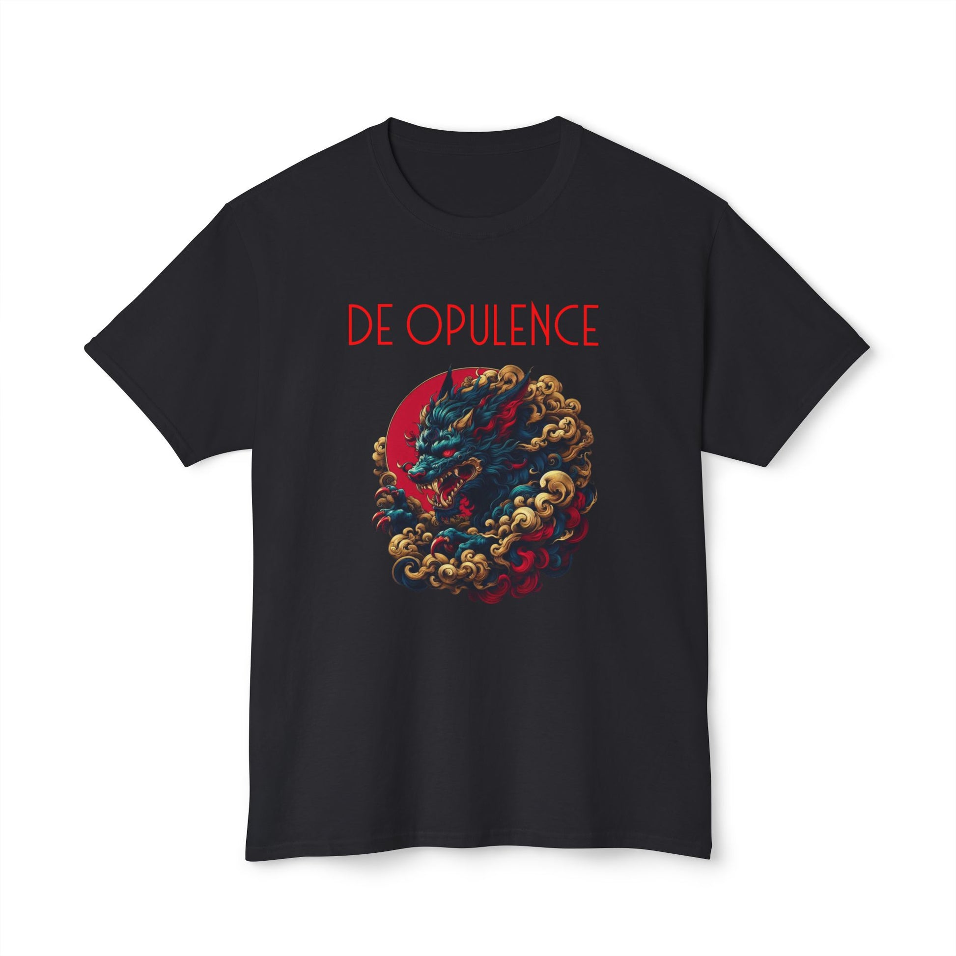 Unisex HD Cotton™ T-shirt De Opulence by Noir Wolf Black
