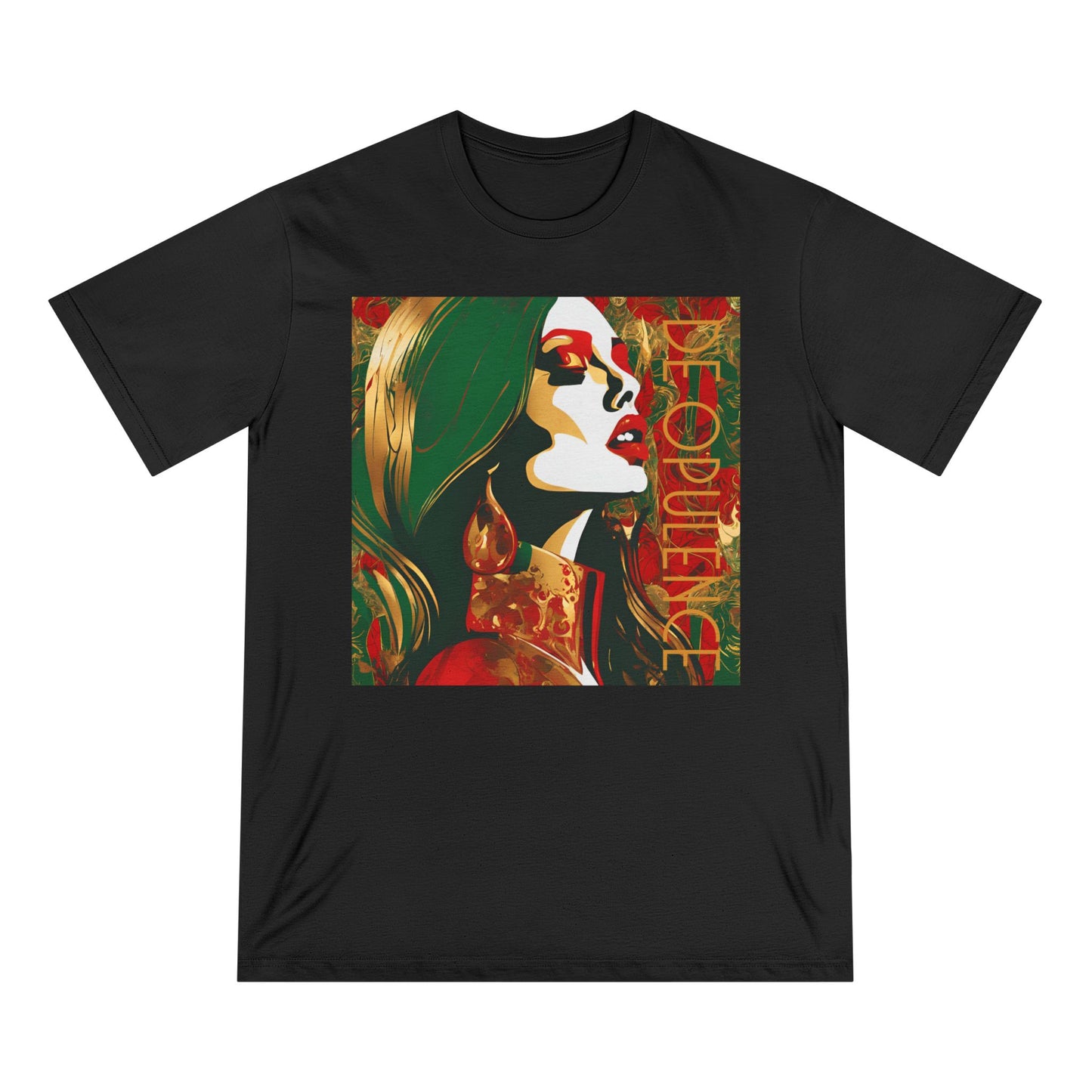 Opulence & Noir Wolf Graphic T-Shirt - Bold Art Tee for Art Lovers