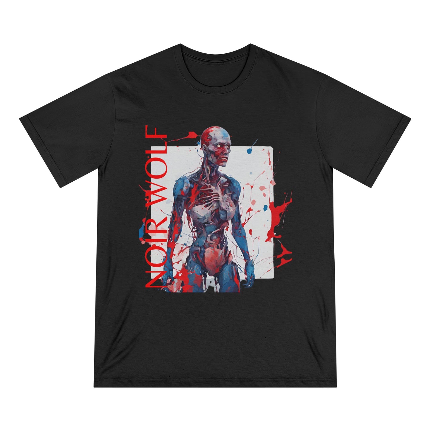 Organic Staple T-shirt  NOIR WOLF