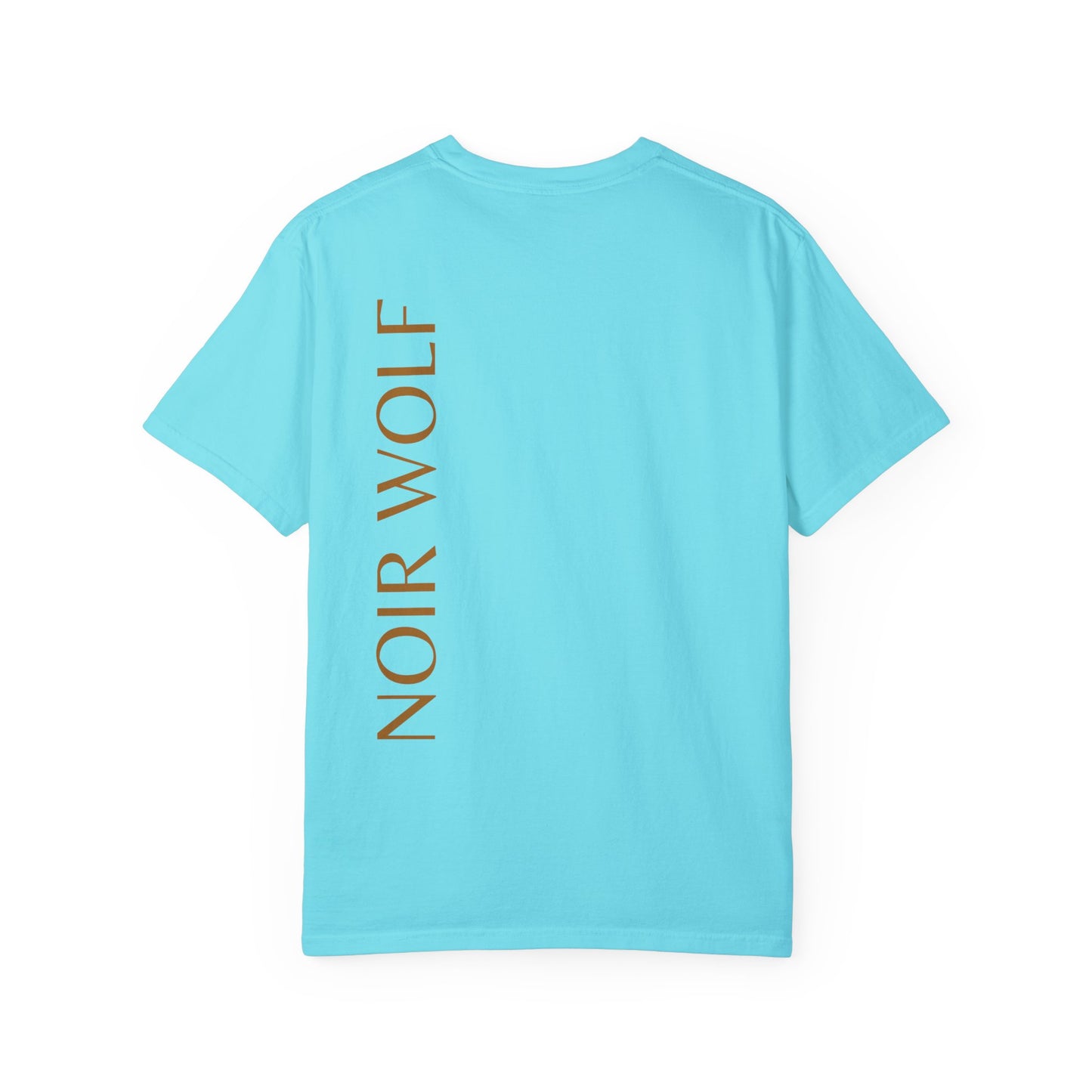 Unisex Garment-Dyed T-shirt Noir Wolf by De opulence
