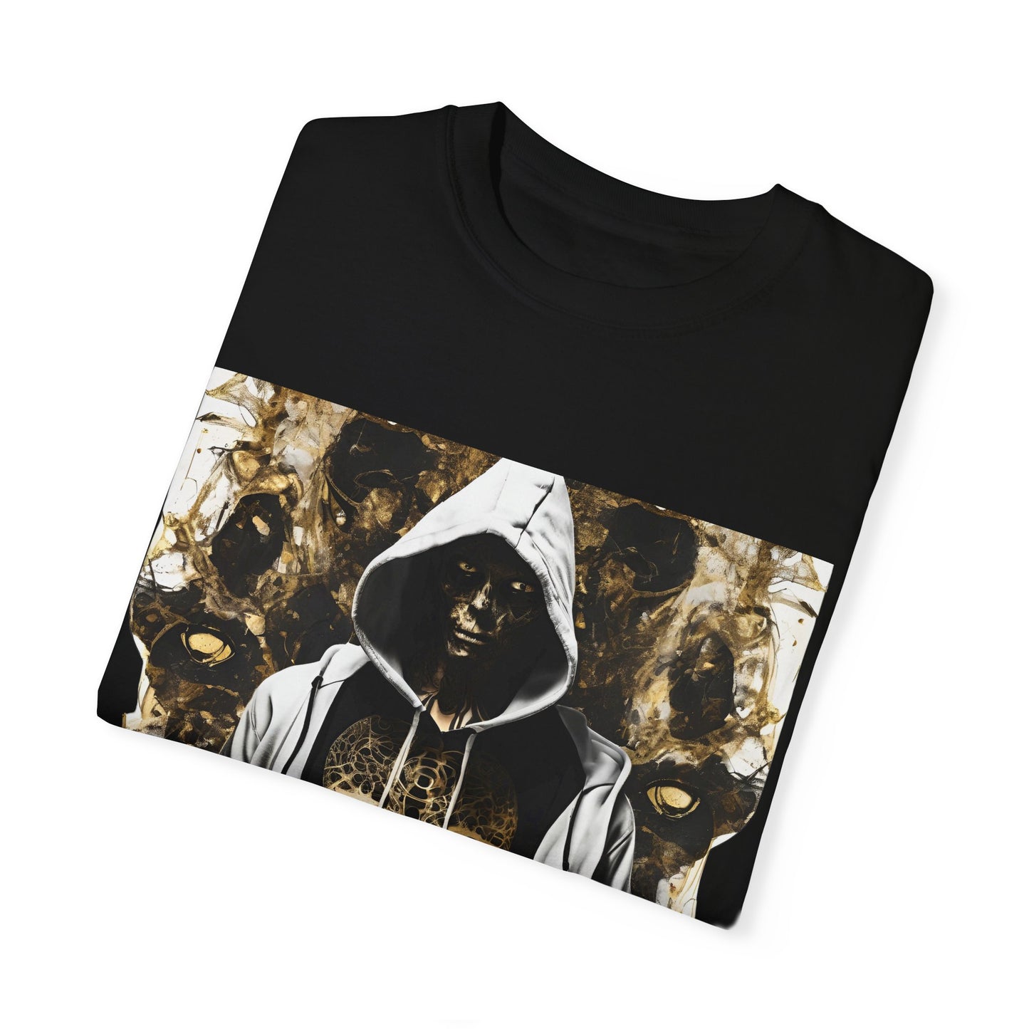 Unisex Garment-Dyed T-shirt De Opluence by Noir Wolf