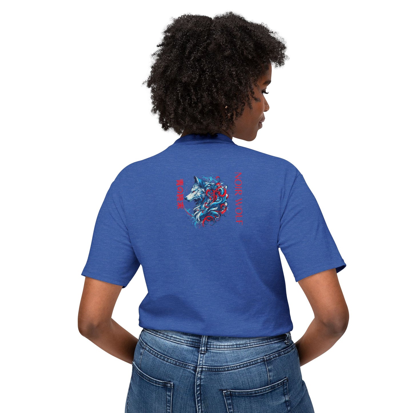 Unisex HD Cotton™ T-shirt Blue Doom By Noir Wolf