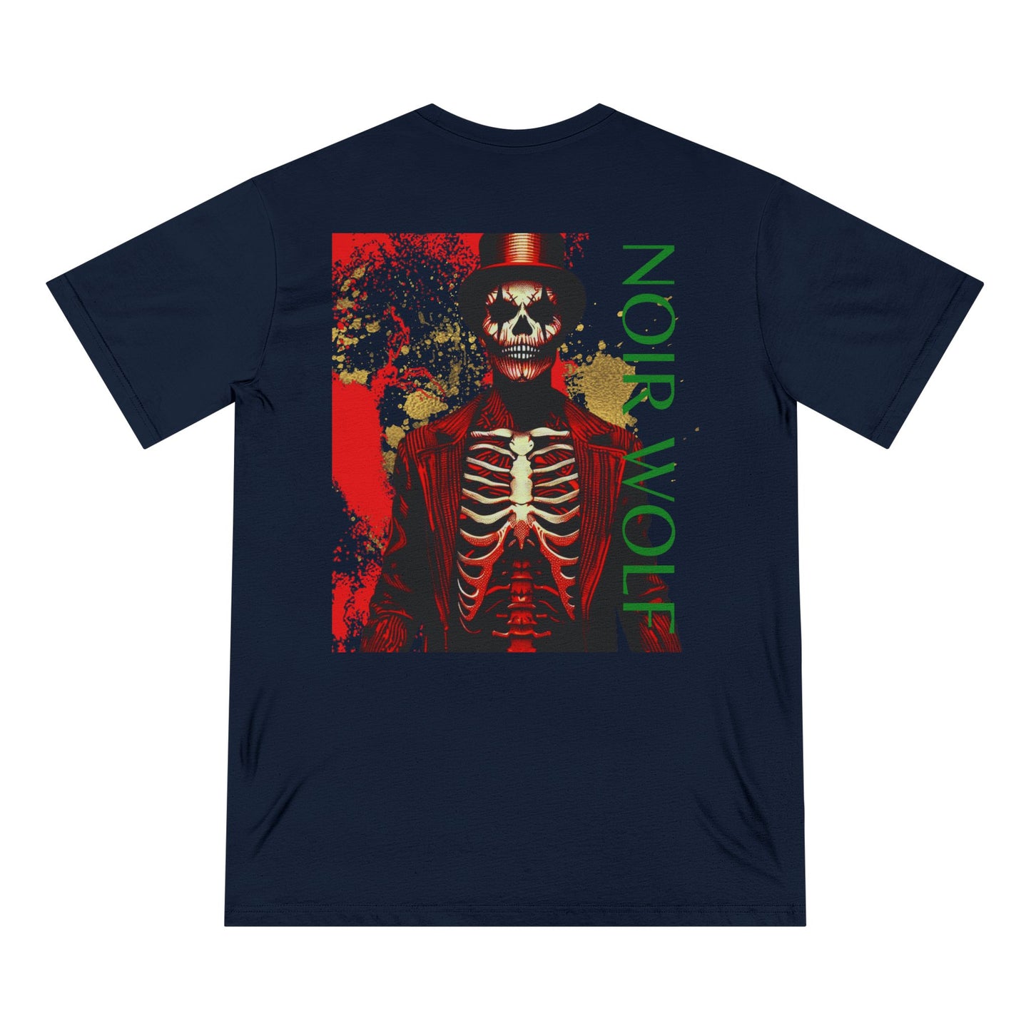 Unisex Organic Horror Graphic T-Shirt - 'Deadly Obedience' & 'Noir Wolf' Design