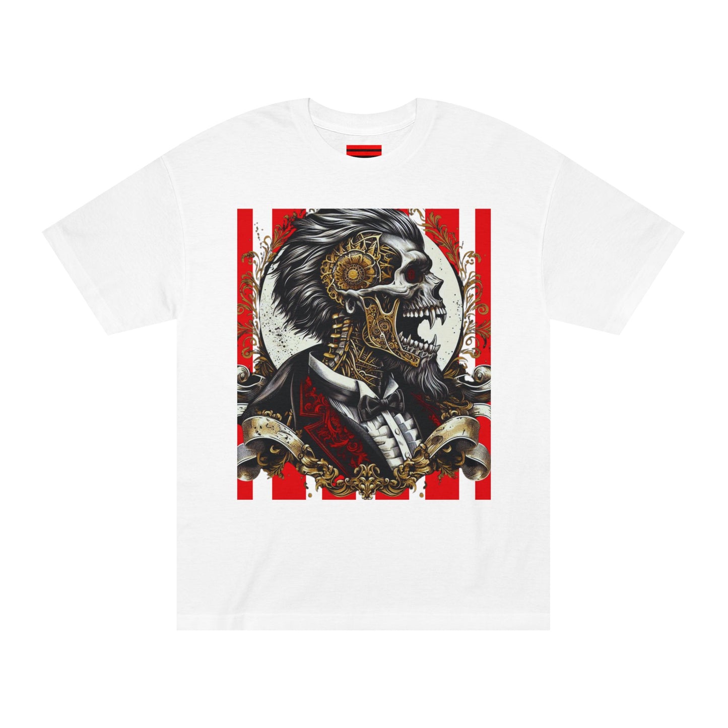 Unisex Classic Tee De Opulence by Noir Wolf White