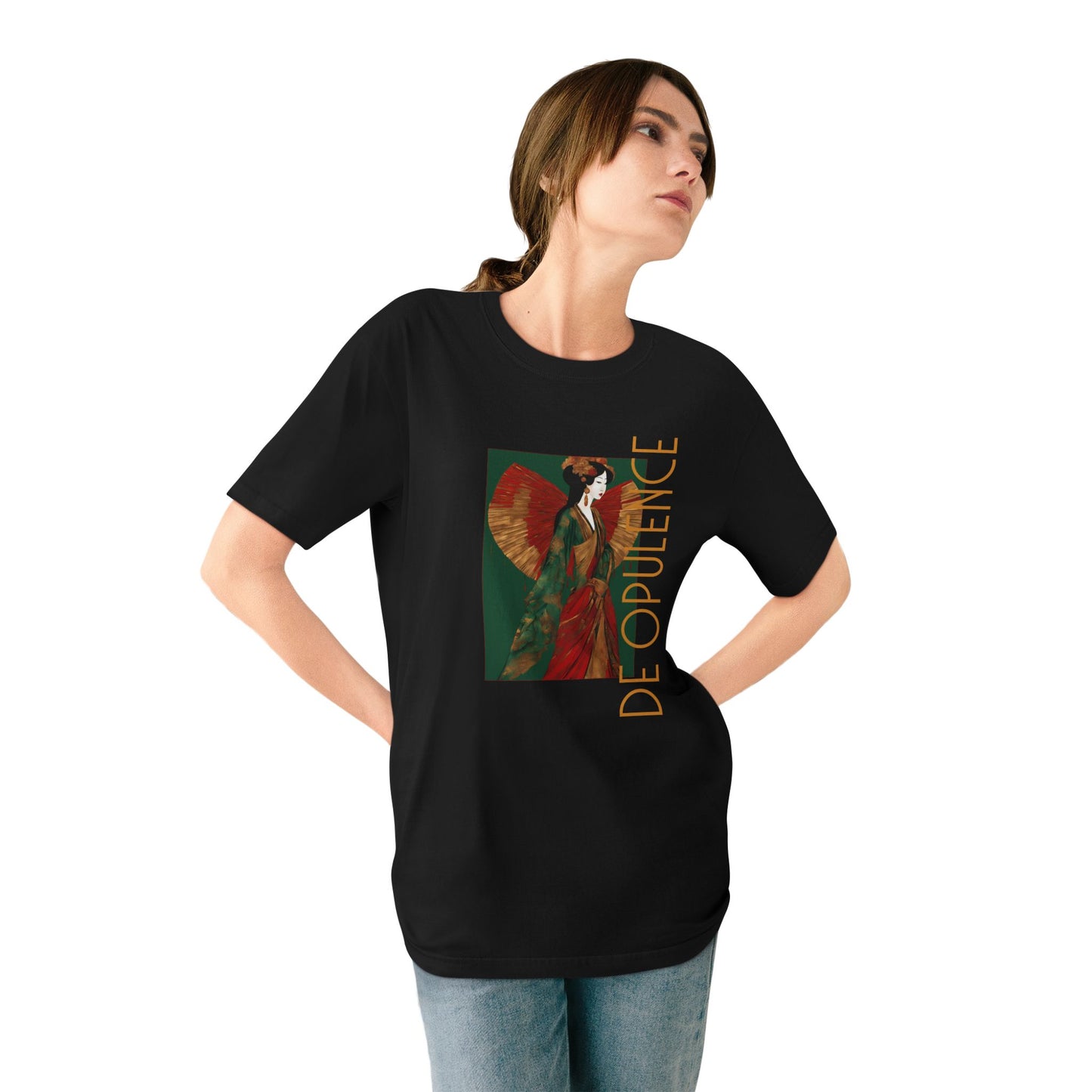Elegant De Opulence Organic T-Shirt - Stylish & Sustainable Fashion
