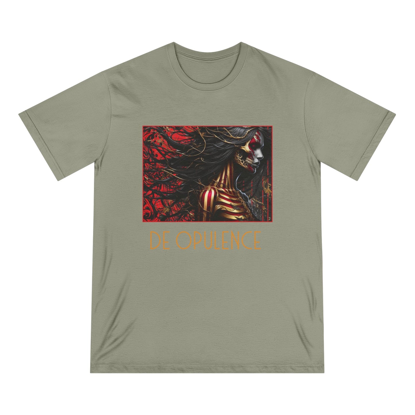 Organic Staple T-Shirt - DE OPULENCE & NOIR WOLF Graphic Tees for Art Lovers