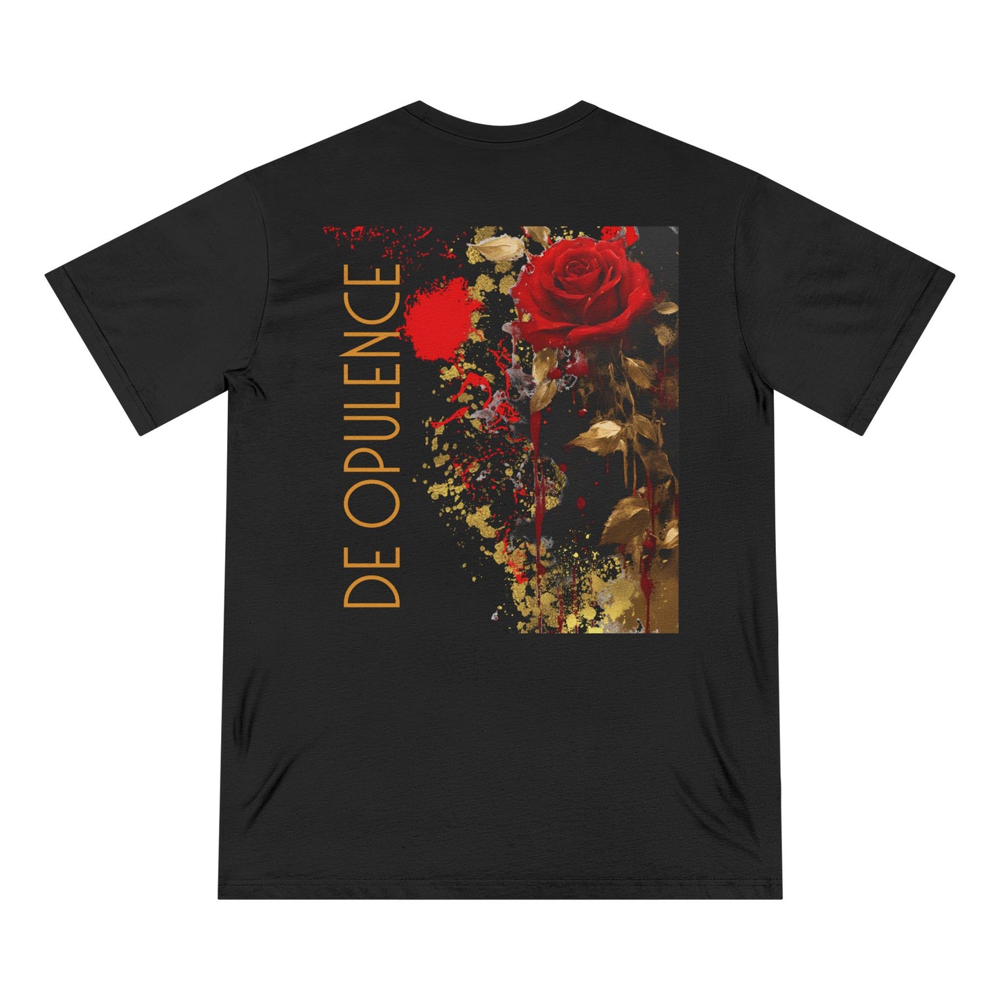 Dark Opulence Graphic Organic T-Shirt - Edgy Art Design for Unique Style