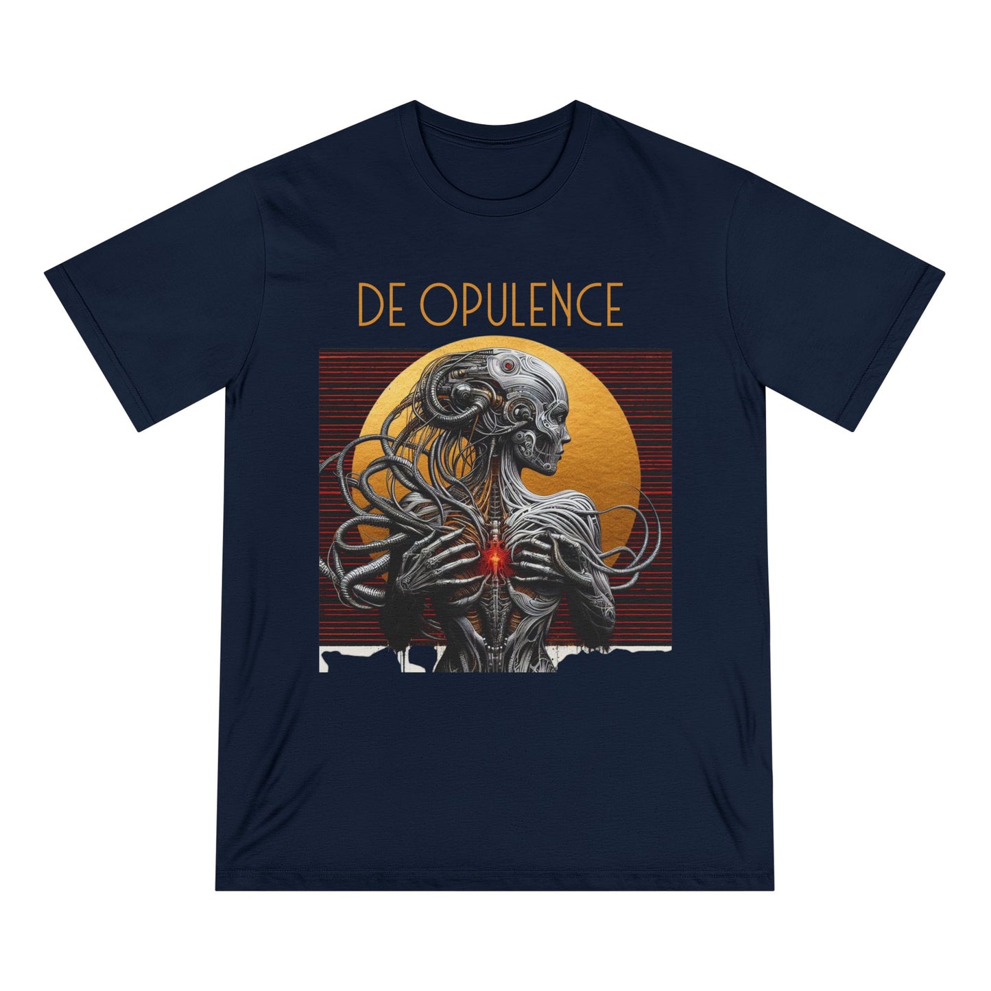 Unique Graphic Organic T-Shirt - De Opulence & Noir Wolf Designs