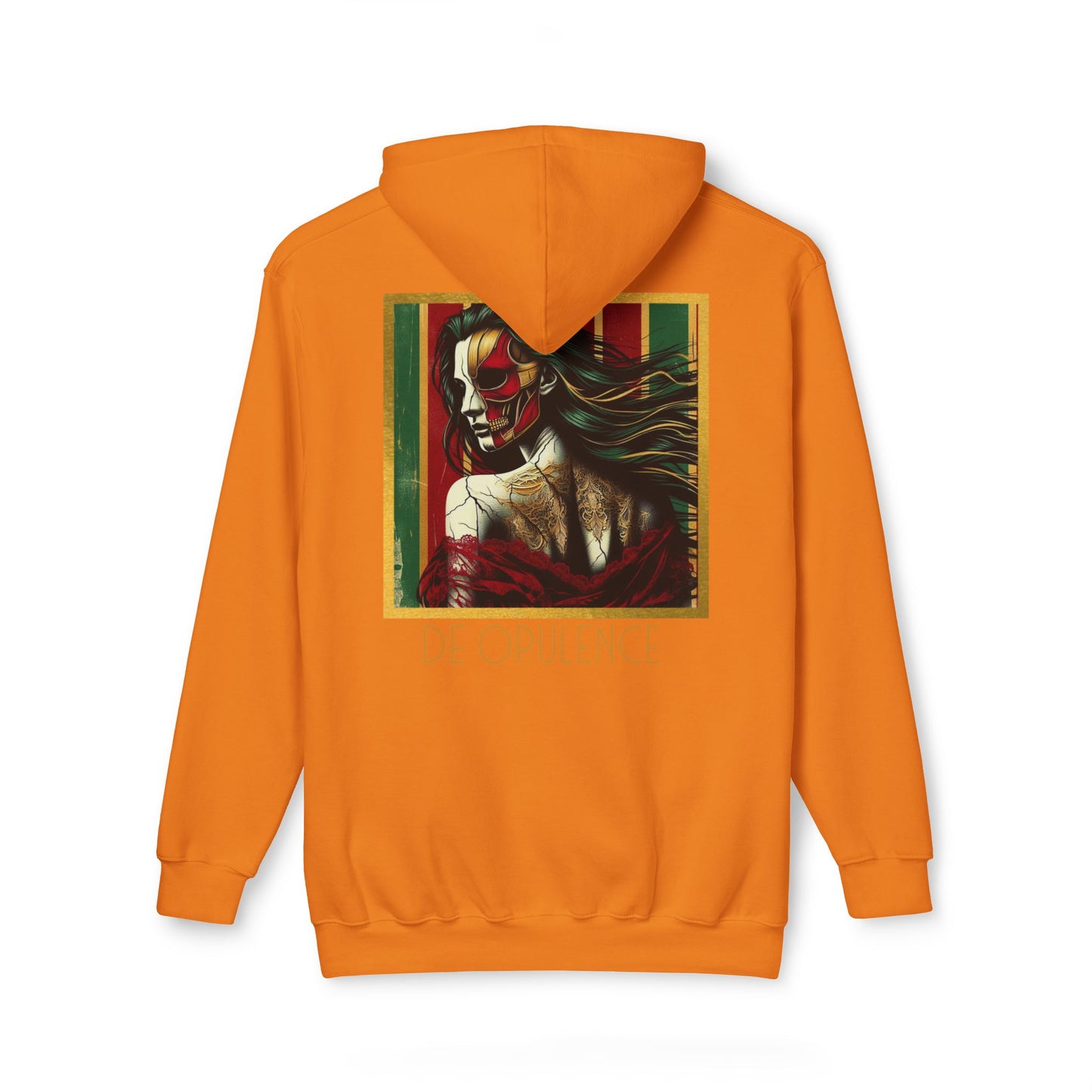 Vibrant Unisex Hooded Sweatshirt - Noir Wolf & De Opulence Designs