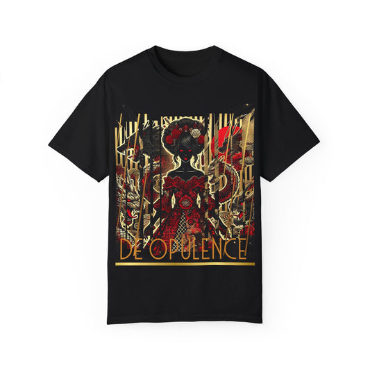 Unisex Garment-Dyed T-shirt De Opulence by Noir Wolf