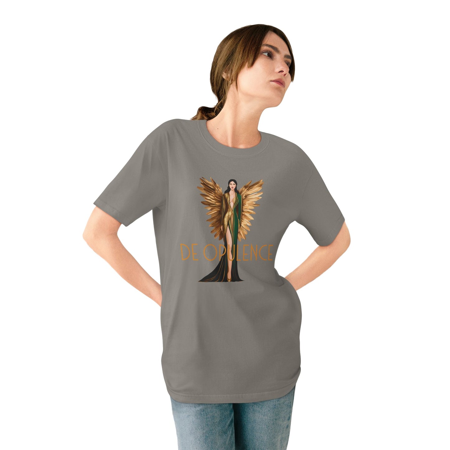 Luxury Angel Graphic T-Shirt - DE OPULENCE
