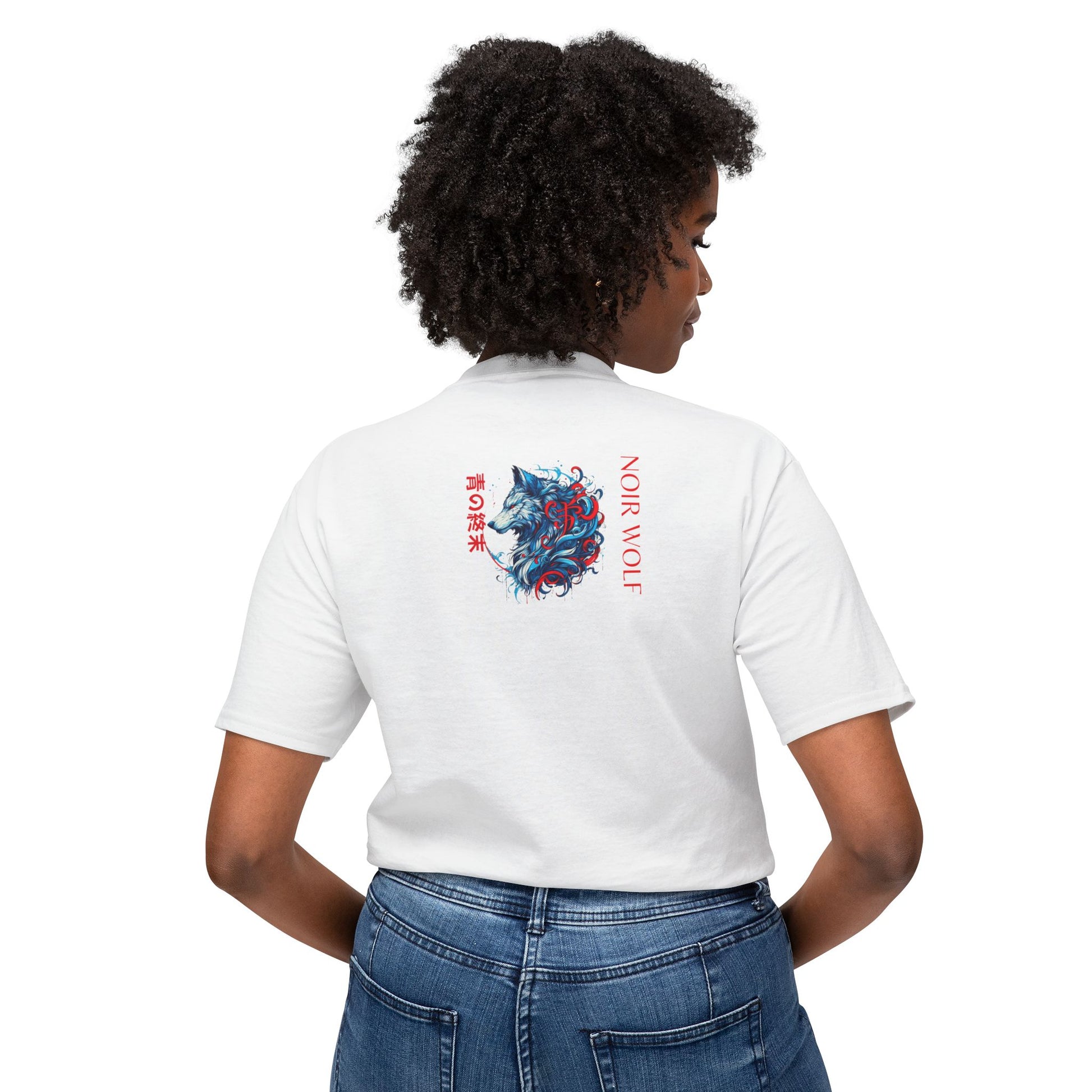Unisex HD Cotton™ T-shirt Blue Doom By Noir Wolf