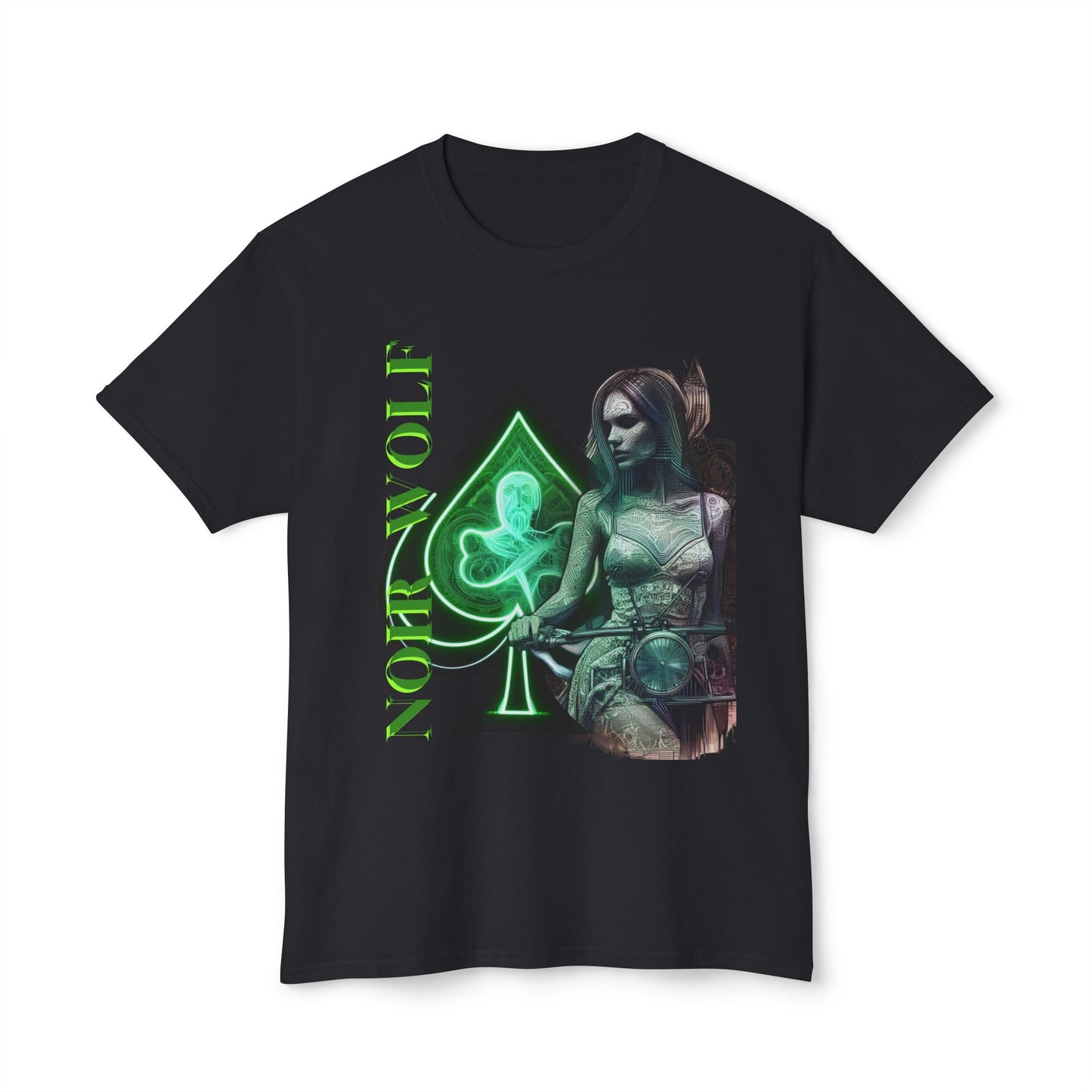 Unisex HD Cotton™ T-shirt NOIR WOLF HOUSTON