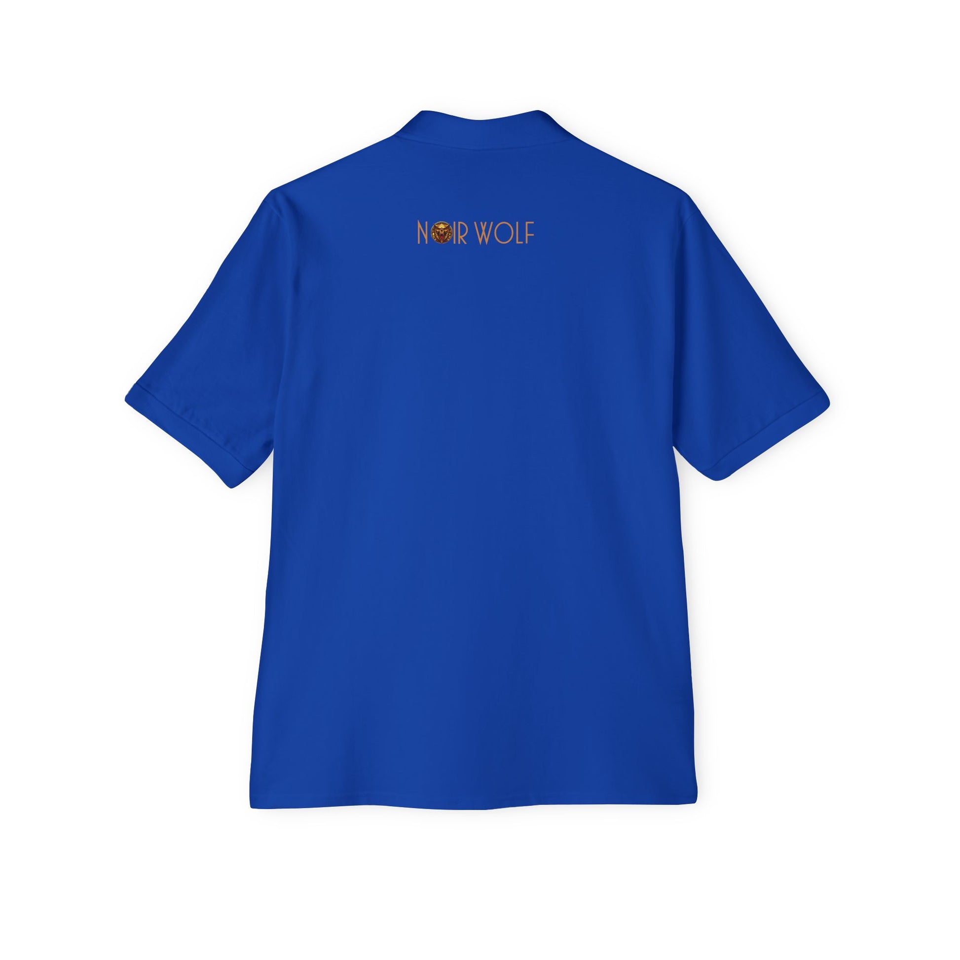 Men's Piqué Polo De Opulence by Noir Wolf the style of grace