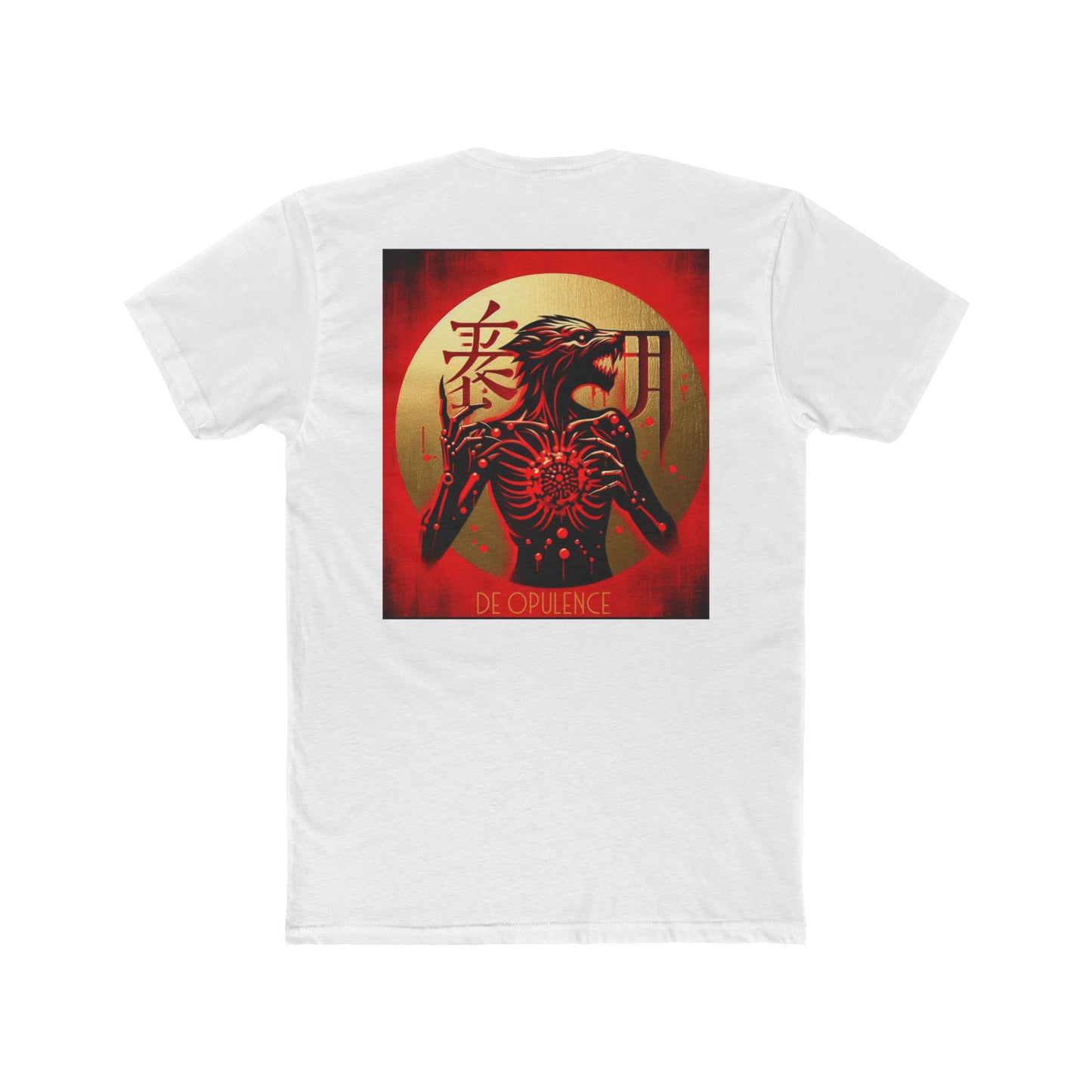 Unisex Cotton Crew Tee De Opulence by Noir Wolf