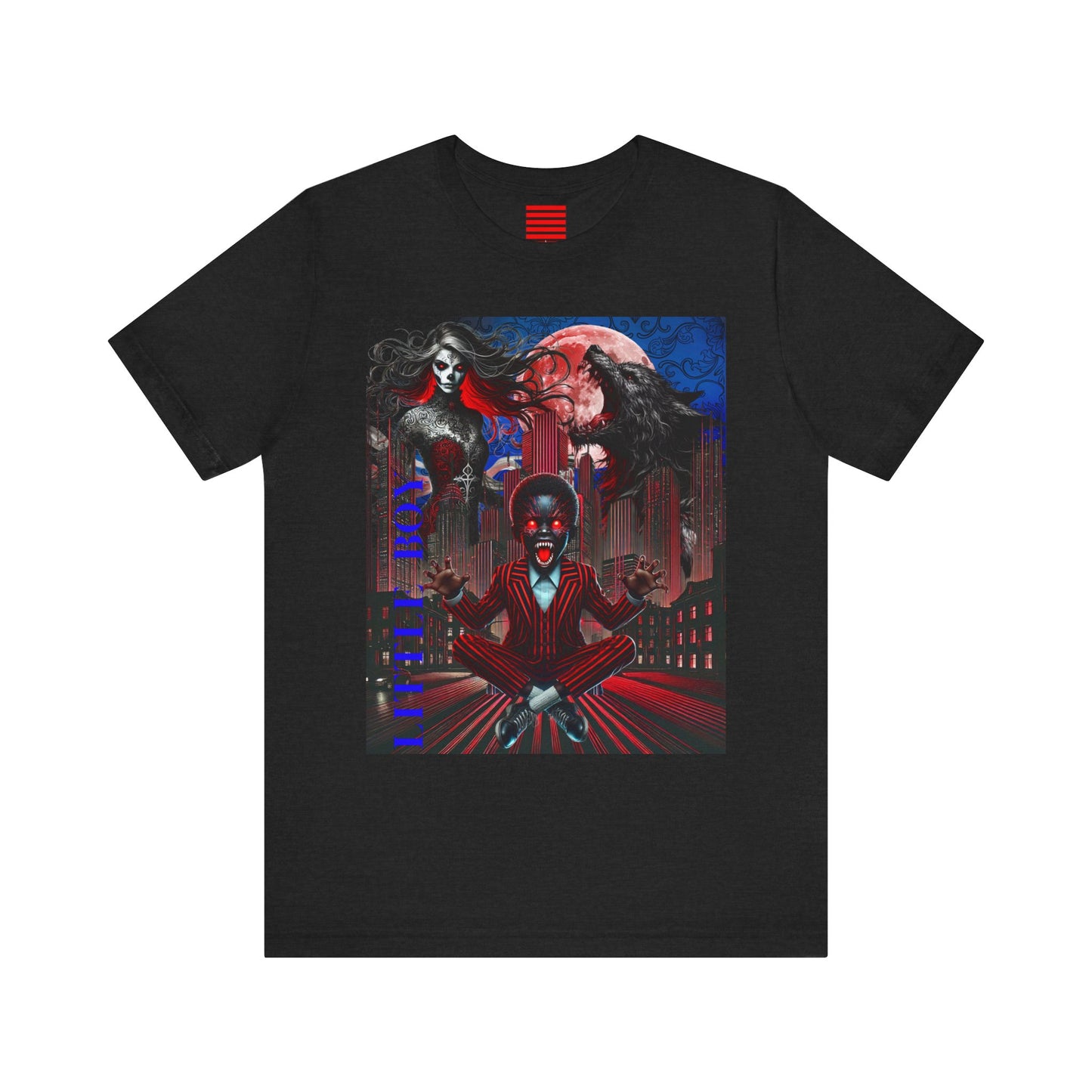 Unisex Jersey Short Sleeve Tee NOIR WOLF LITTLE BOY