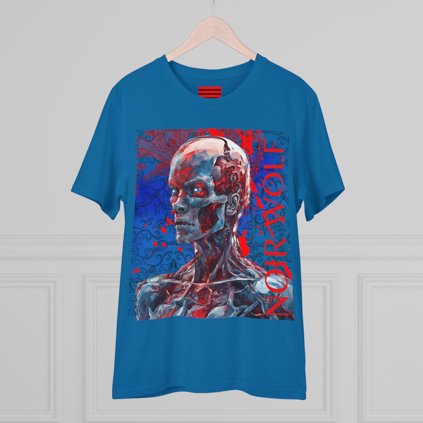 Organic Creator T-shirt - Unisex Blue Doom by Noir Wolf