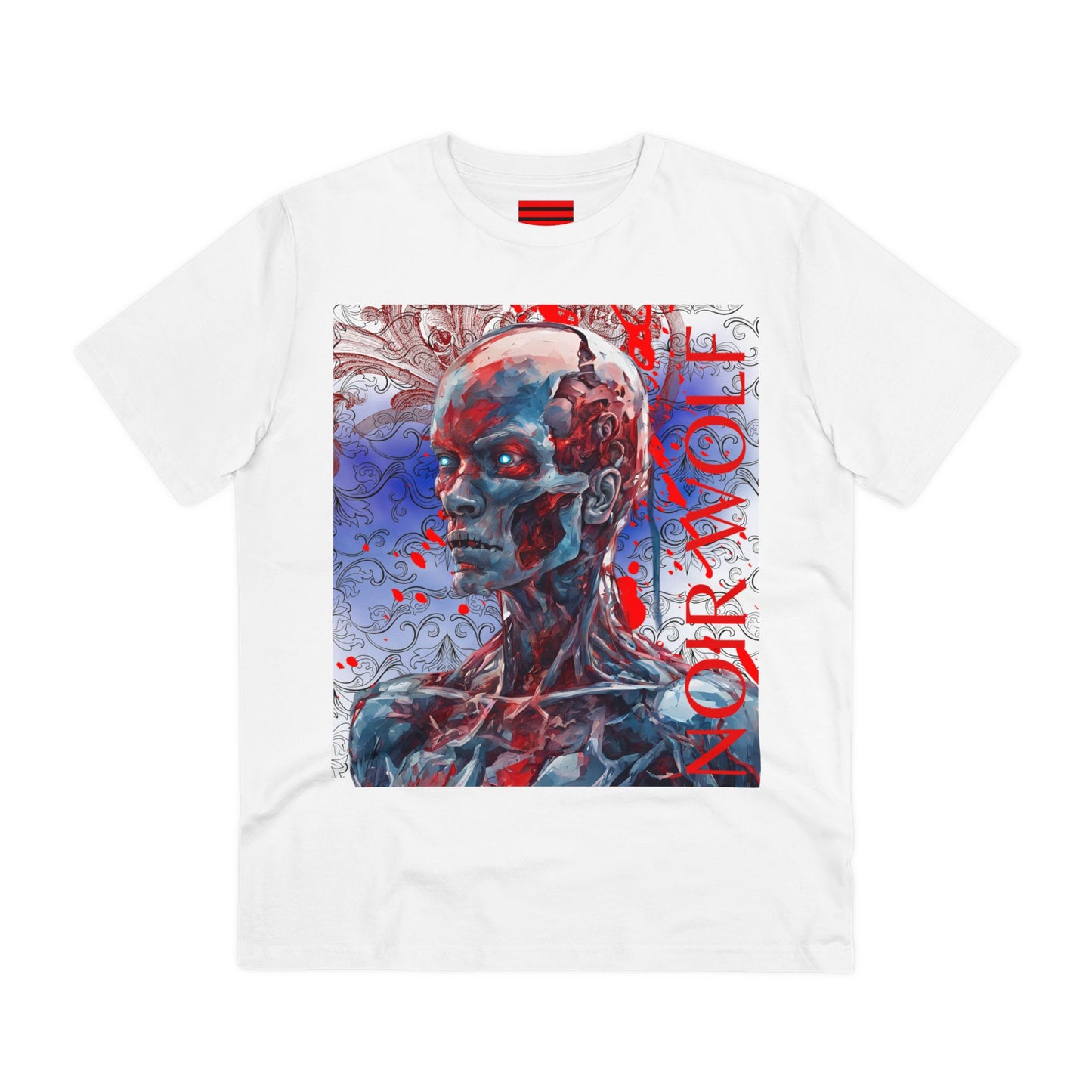 Organic Creator T-shirt - Unisex Blue Doom by Noir Wolf