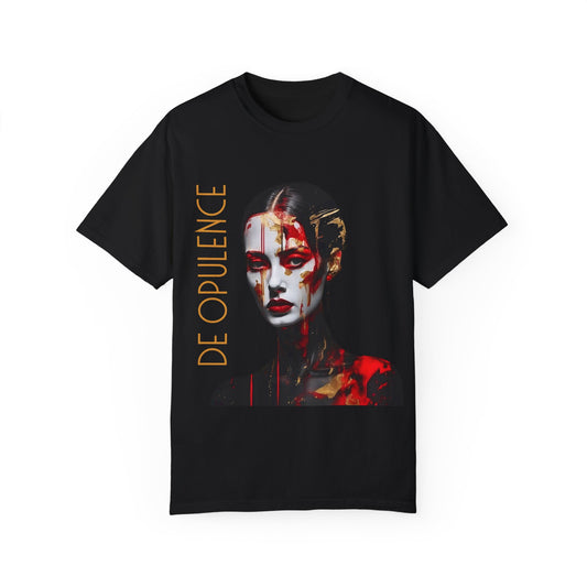 Unisex Garment-Dyed T-shirt Noir Wolf by De opulence