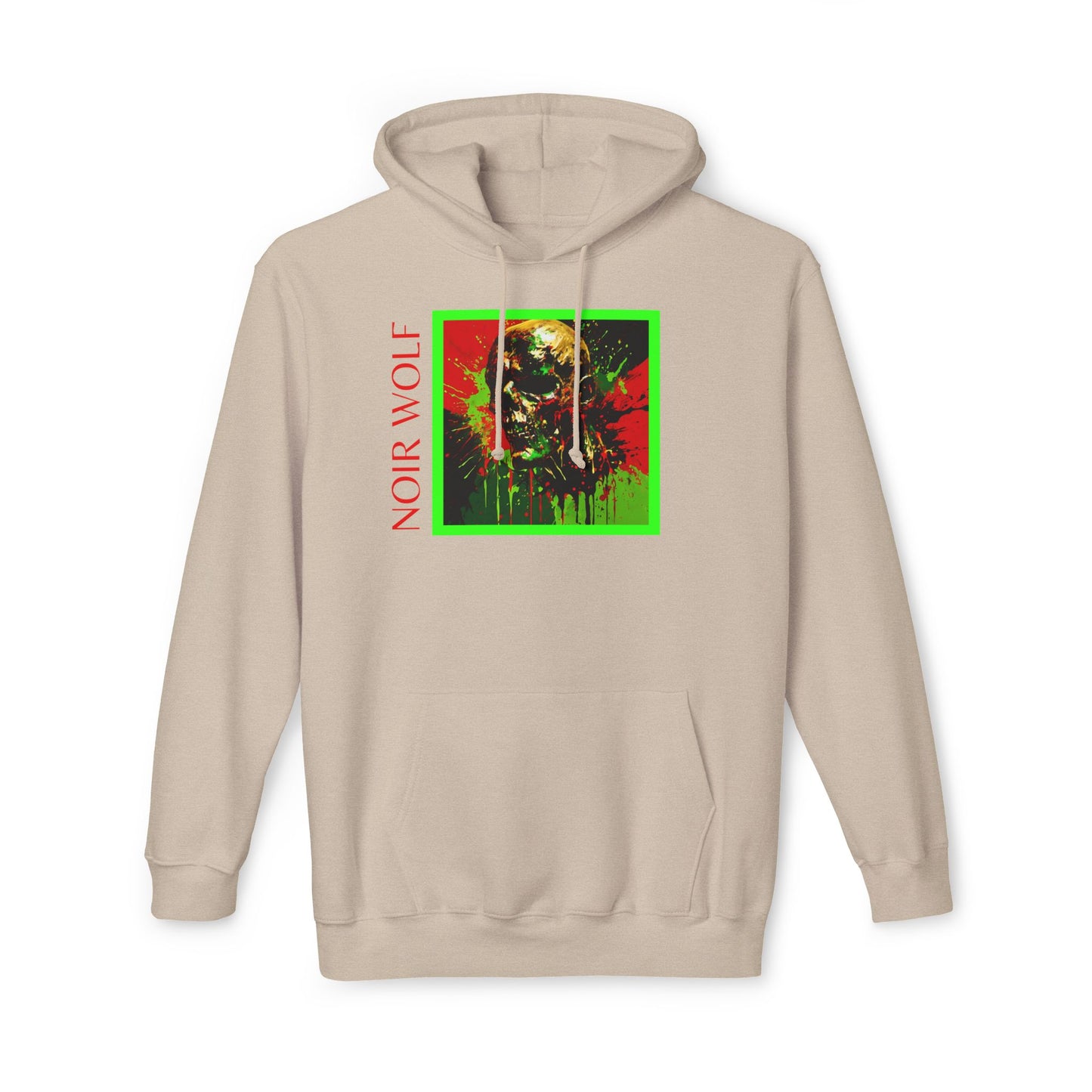Vibrant Unisex Hooded Sweatshirt - Noir Wolf & De Opulence Designs
