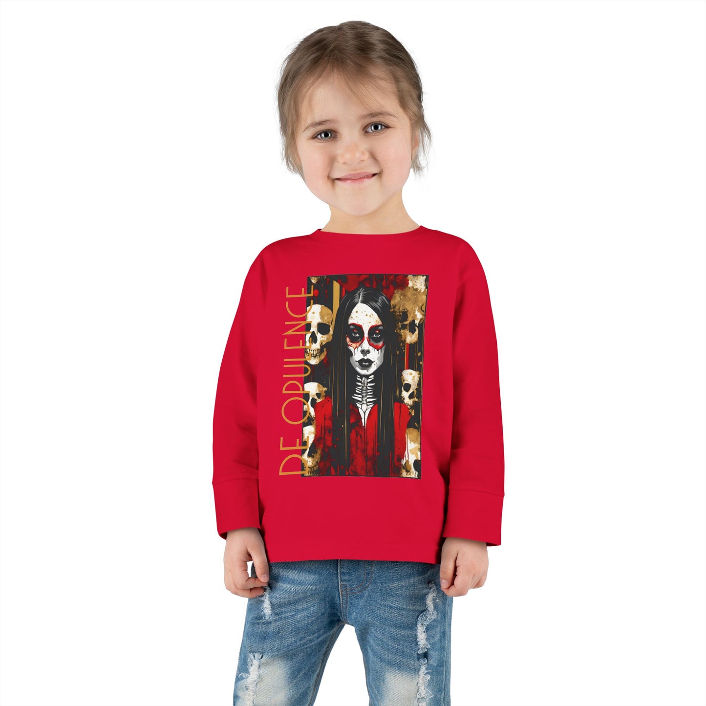 Toddler Long Sleeve Tee De Opulence by Noir Wolf