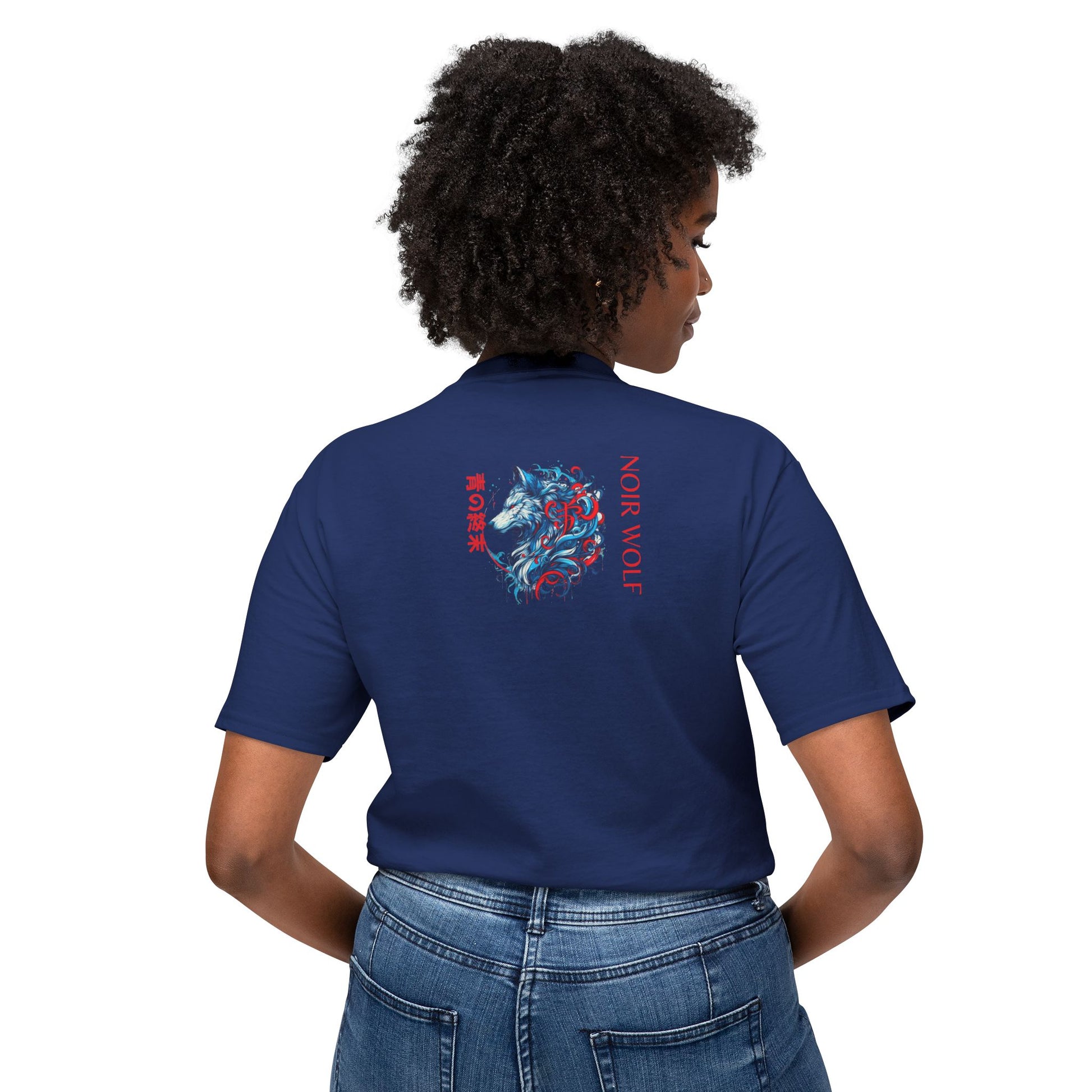 Unisex HD Cotton™ T-shirt Blue Doom By Noir Wolf