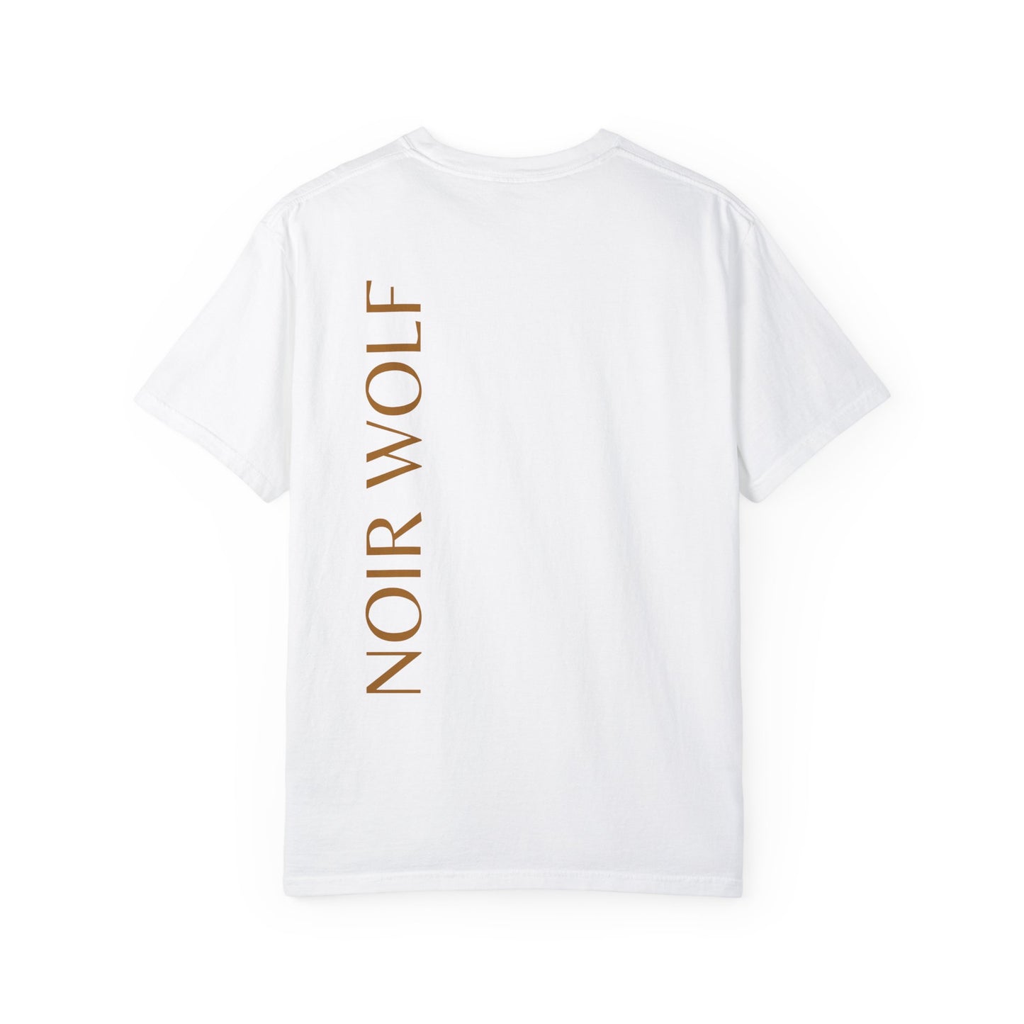 Unisex Garment-Dyed T-shirt NOIR WOLF De Opulence